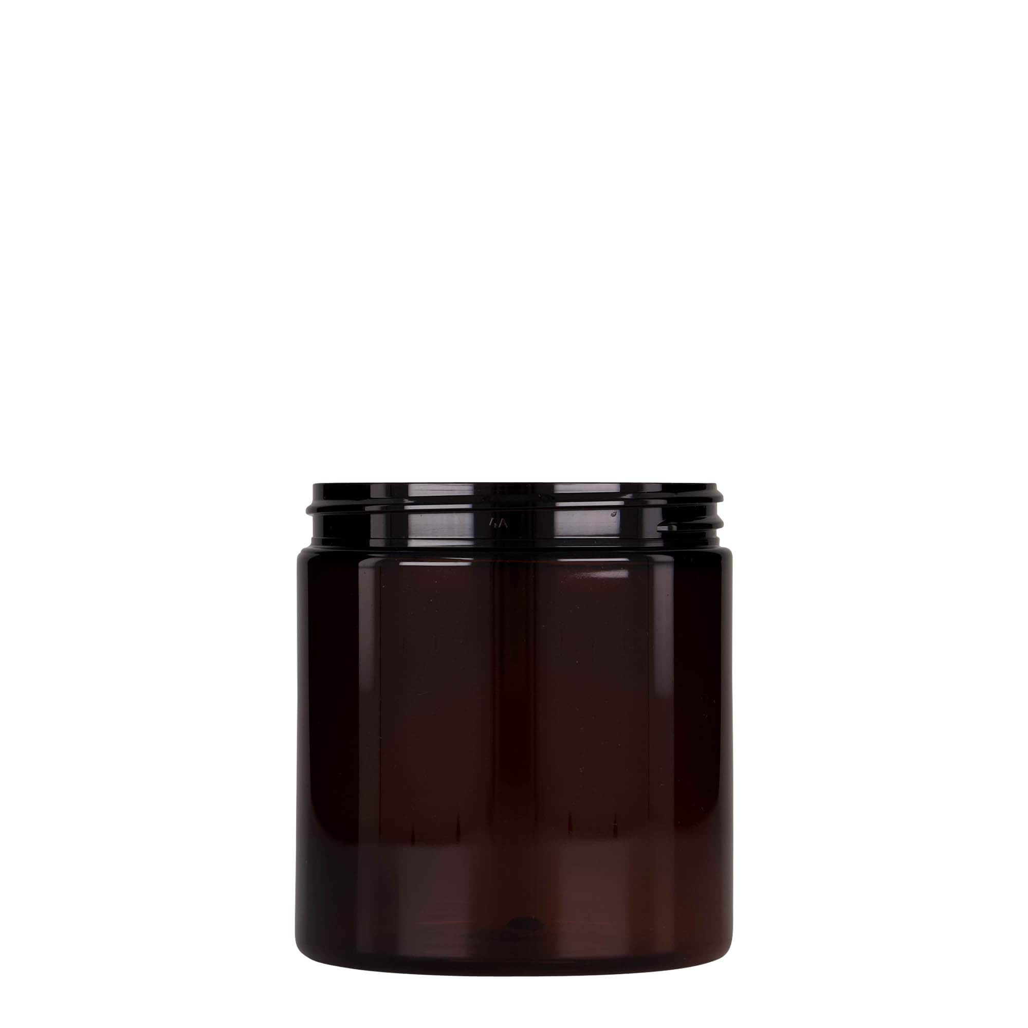 250 ml barattolo PET 'Isabella', marrone, bocca: 70/400