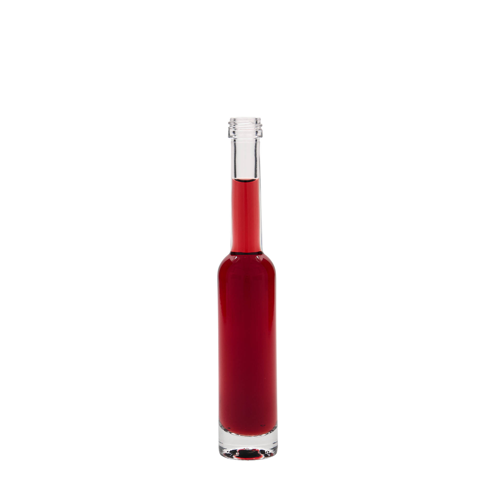 Bottiglia di vetro da 40 ml 'Platina', bocca: PP 18 Bottiglia di vetro da 40 ml 'Platina', bocca: PP 18