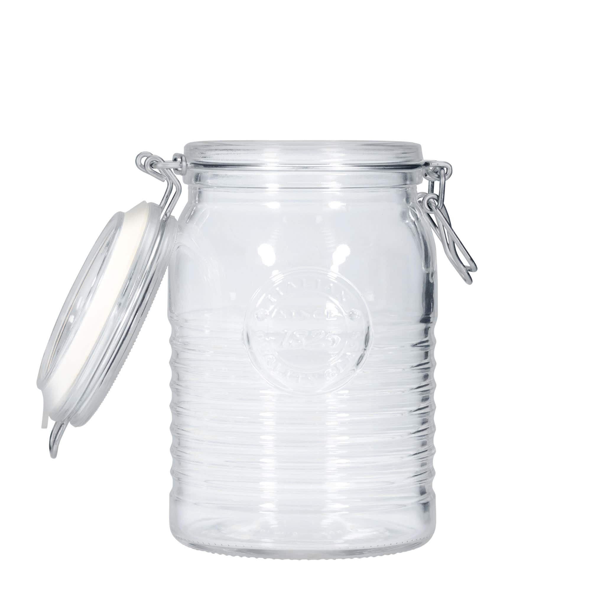 1.000 ml Barattolo ermetico 'Officina 1825', vetro, imboccatura: chiusura meccanica