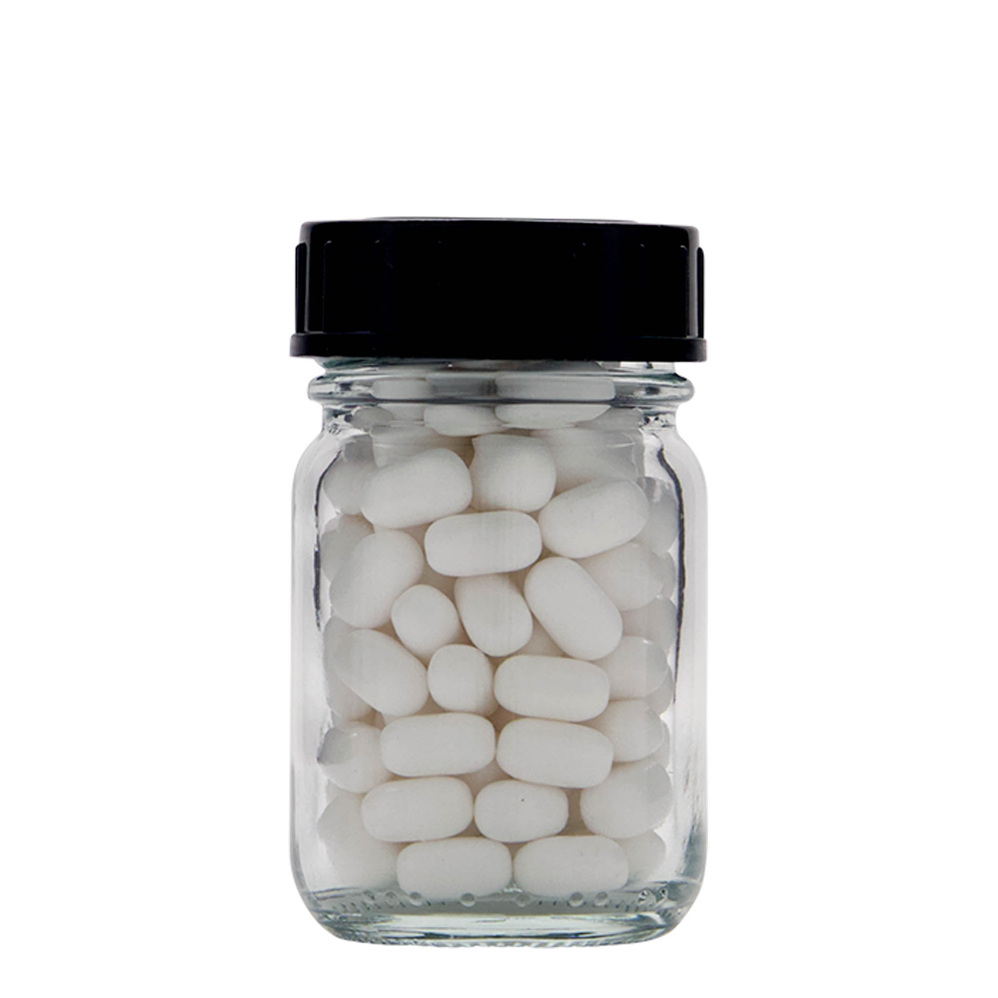 50 ml Vetro a collo largo, bocca: DIN 40