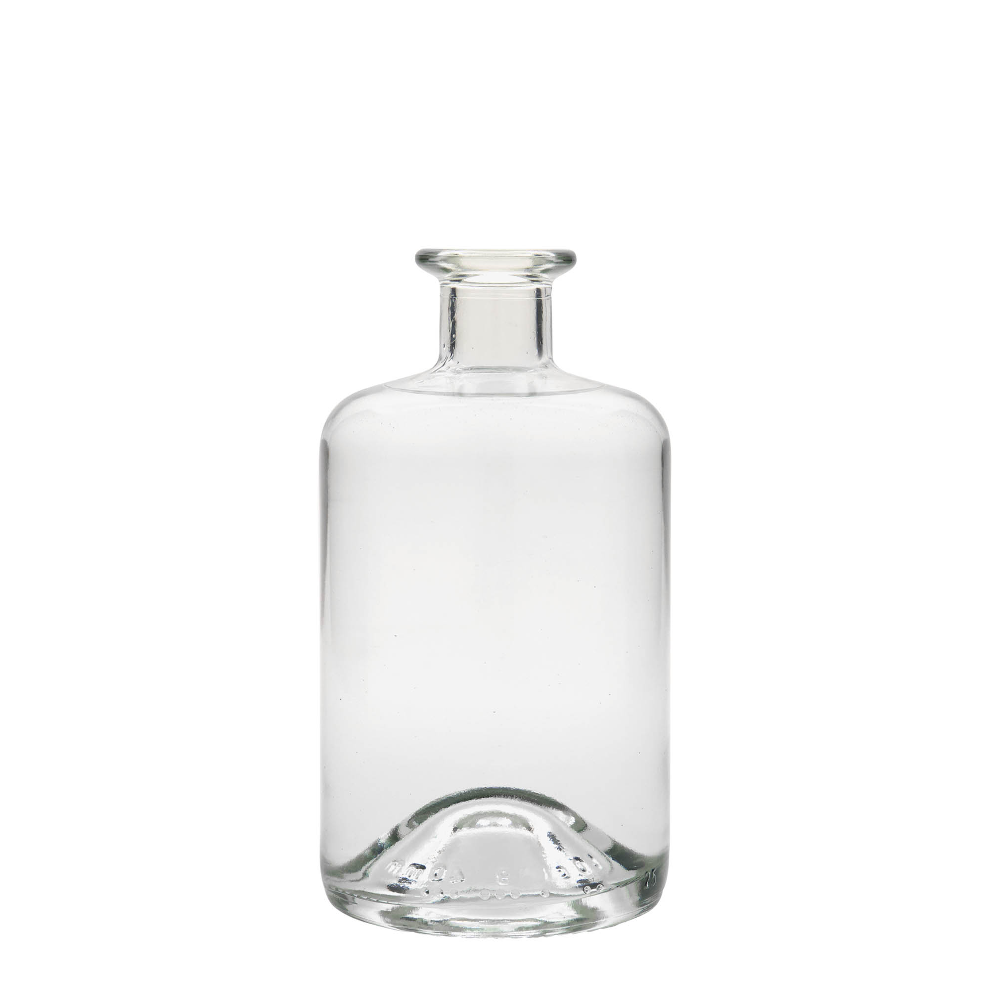 Bottiglia in vetro da 500 ml da farmacista, bocca: tappo di sughero Bottiglia in vetro da 500 ml da farmacista, bocca: tappo di sughero