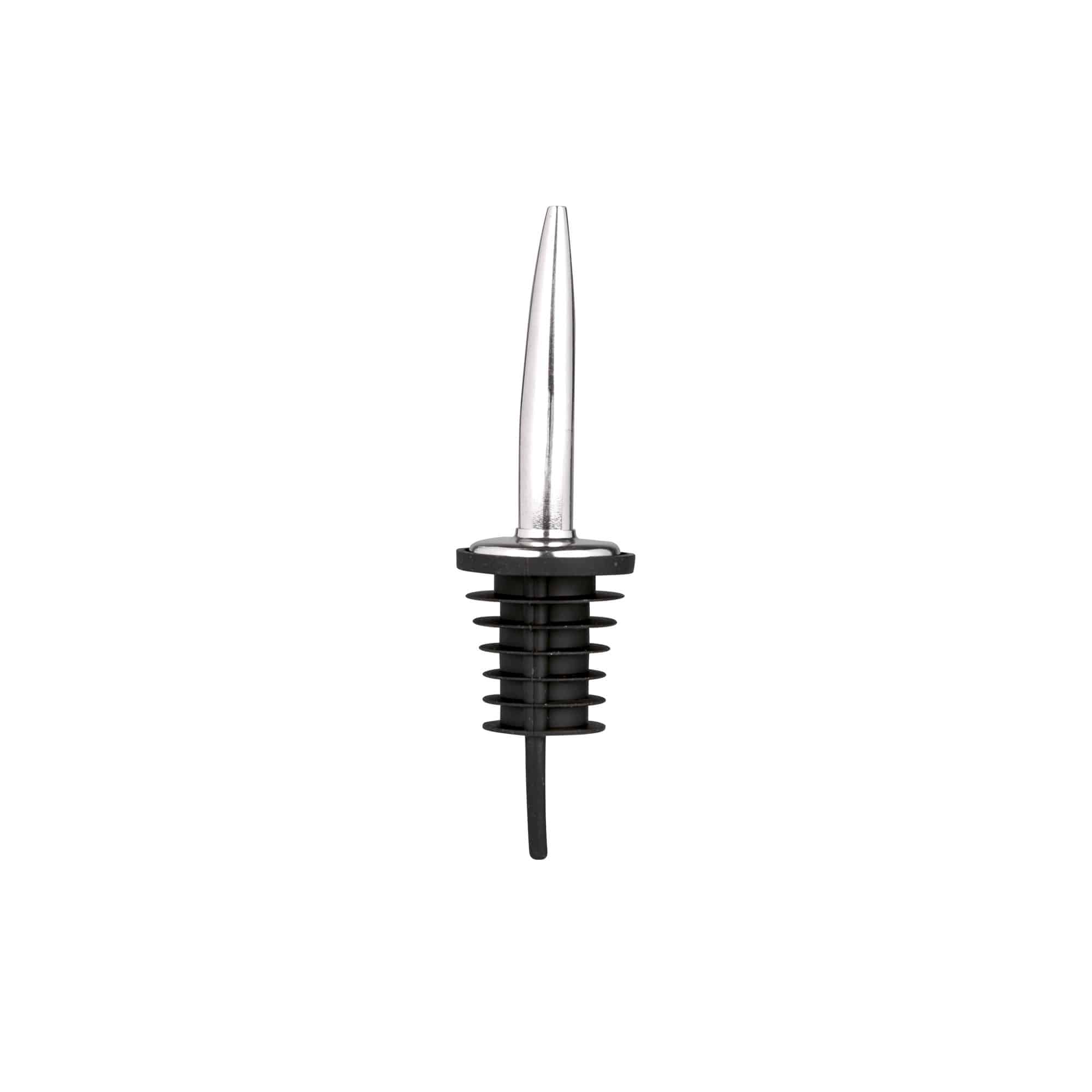 Tappo versatore Inox con colletto in velluto, acciaio inossidabile, argento Tappo versatore Inox con colletto in velluto, acciaio inossidabile, argento