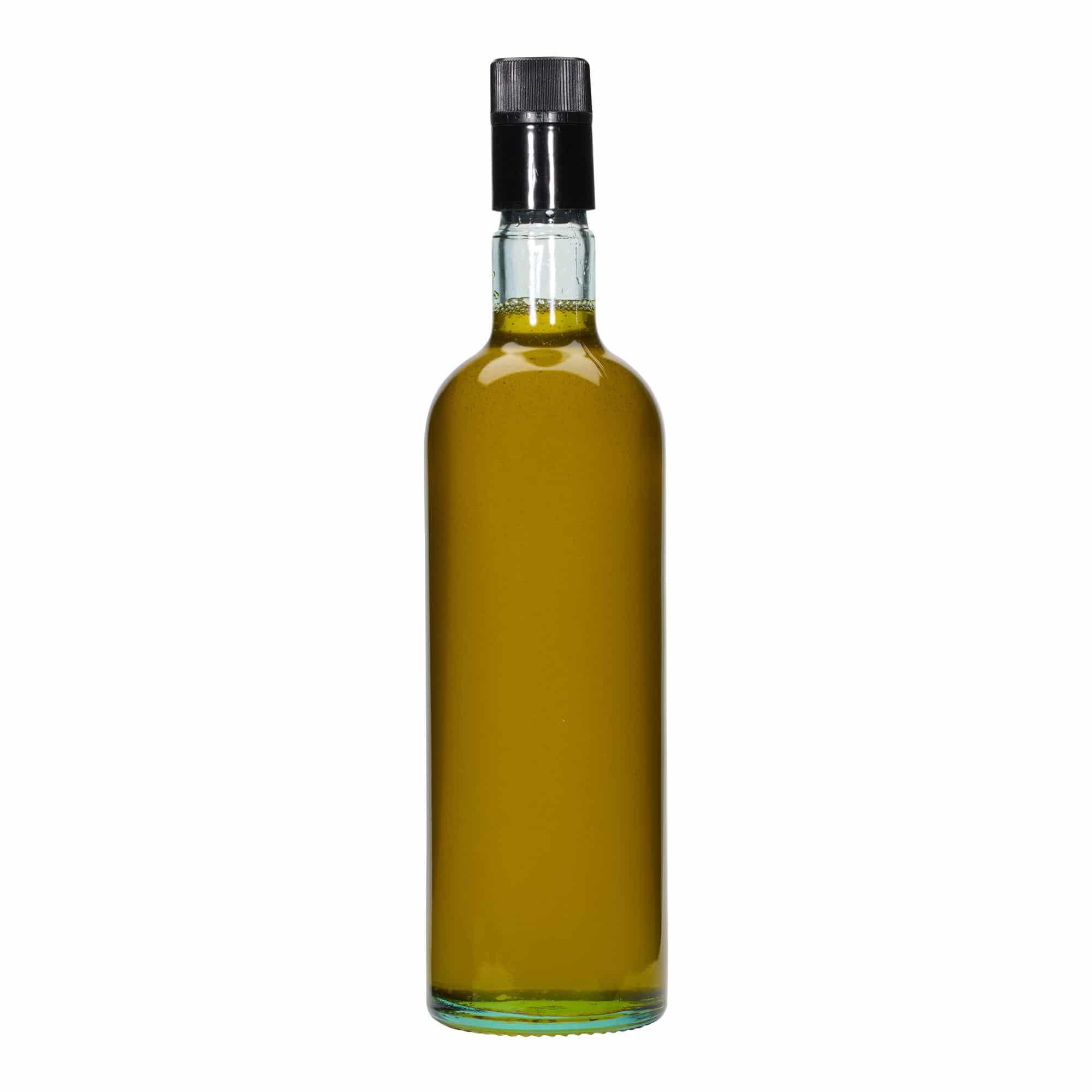 750 ml Bottiglia olio/aceto 'Willy New', vetro, verde chiaro, imboccatura: DOP