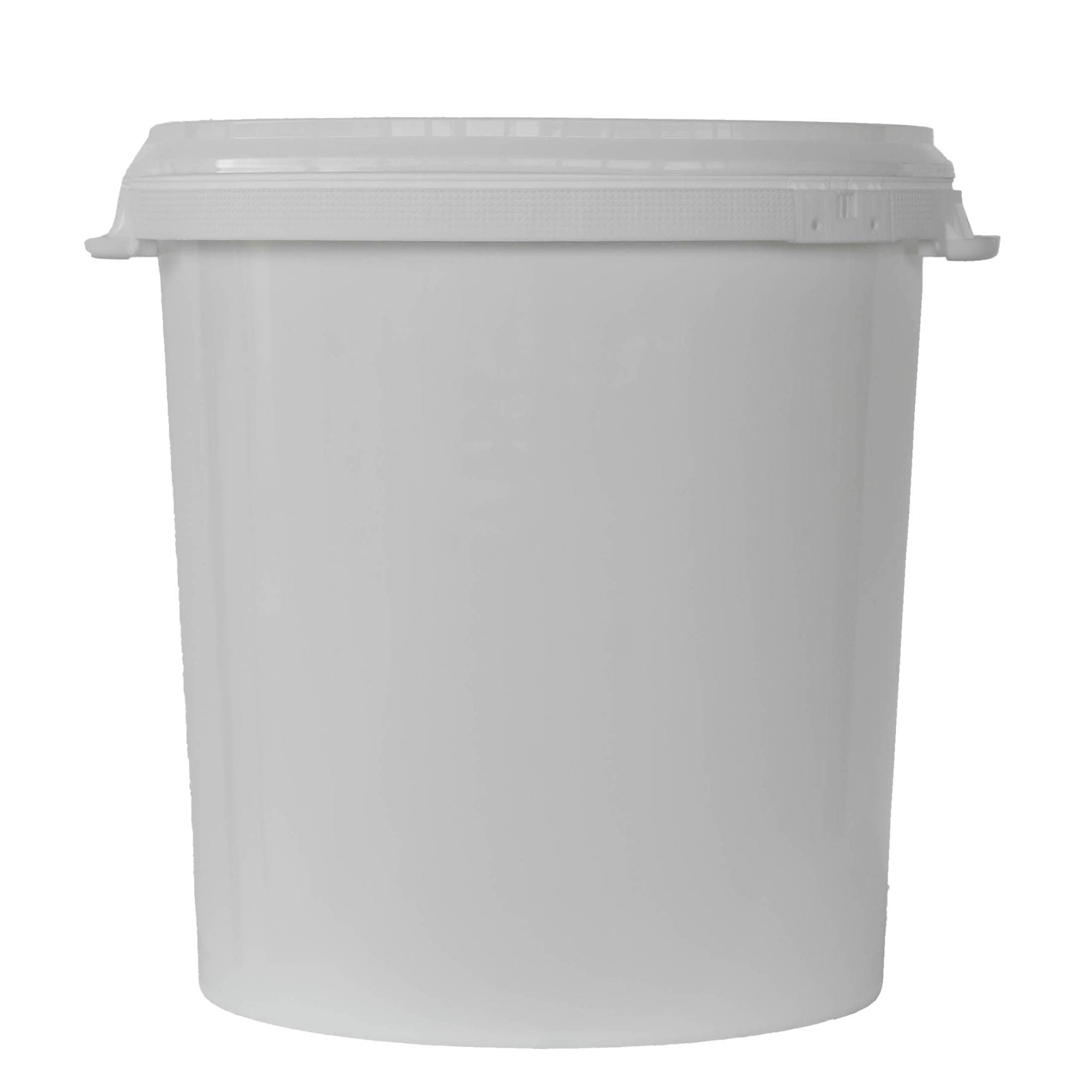 Secchio da 30 l, plastica PP, bianco