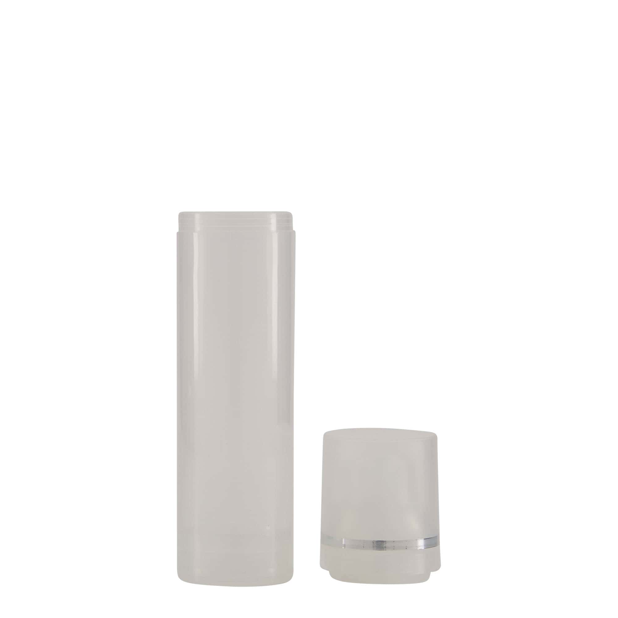 Dispenser Airless da 75 ml 'Mezzo', plastica PP, naturale