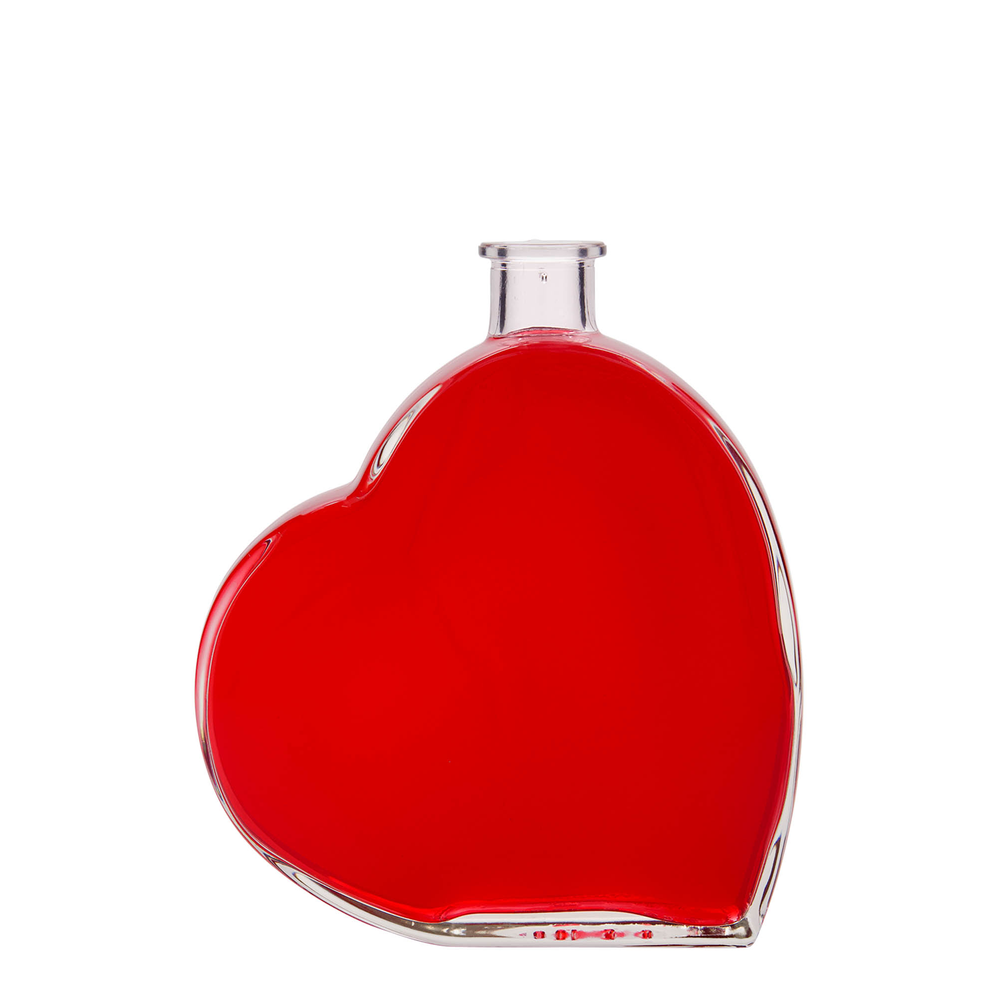 Bottiglia di vetro da 500 ml 'Passion', bocca: tappo in sughero Bottiglia di vetro da 500 ml 'Passion', bocca: tappo in sughero