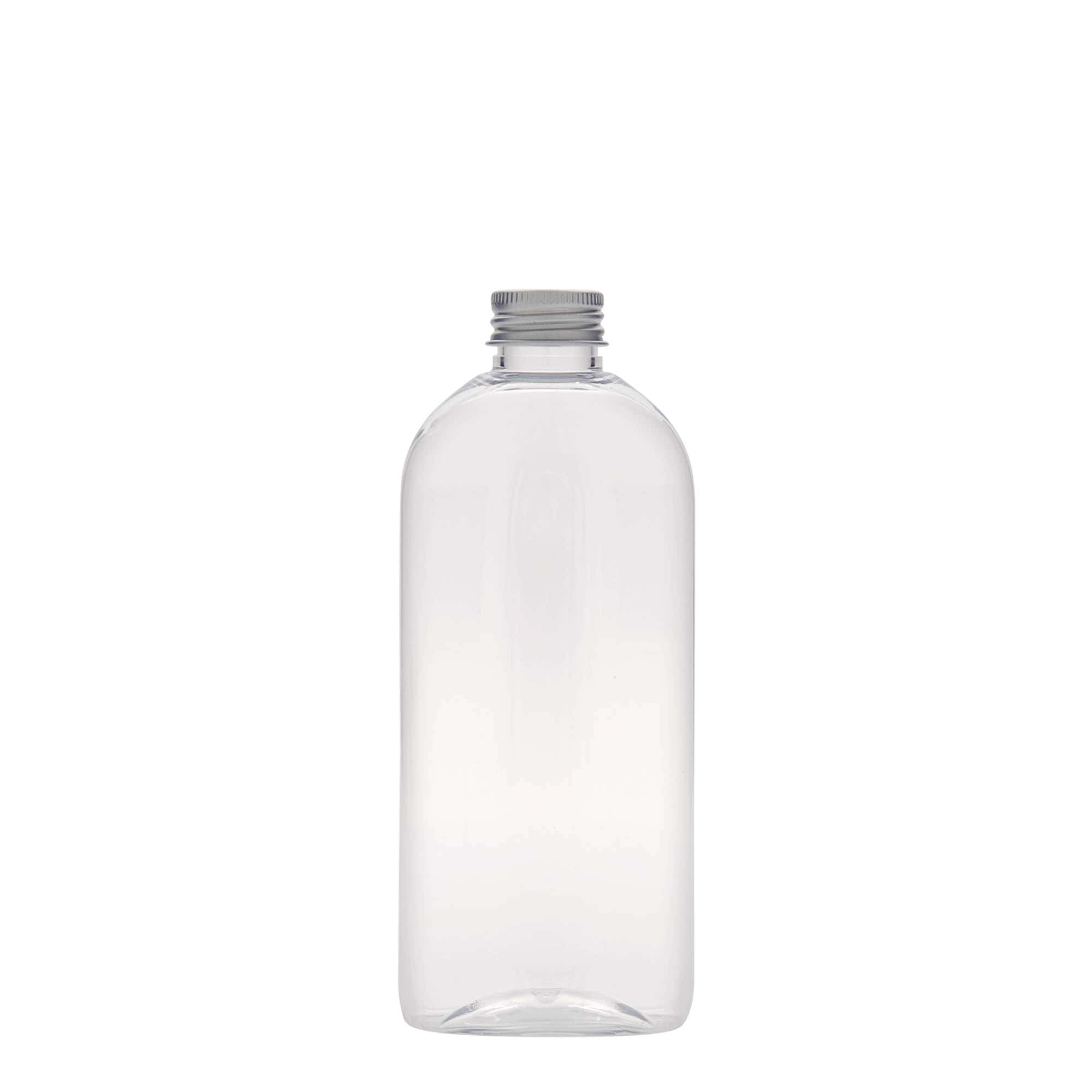 Bottiglia PET da 250 ml 'Iris', ovale, plastica, bocca: 24/410