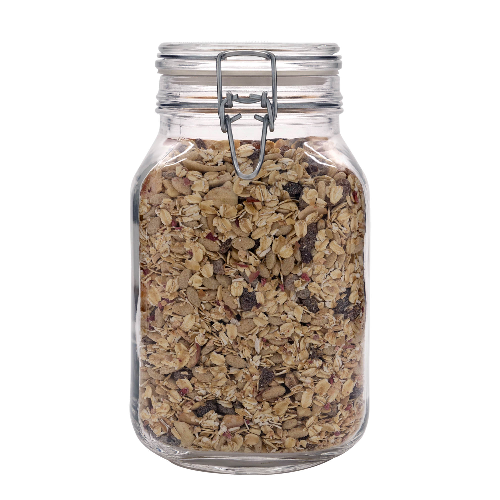 2.000 ml barattolo con chiusura a filo 'Fido', quadrato, bocca: chiusura a filo 2.000 ml barattolo con chiusura a filo 'Fido', quadrato, bocca: chiusura a filo