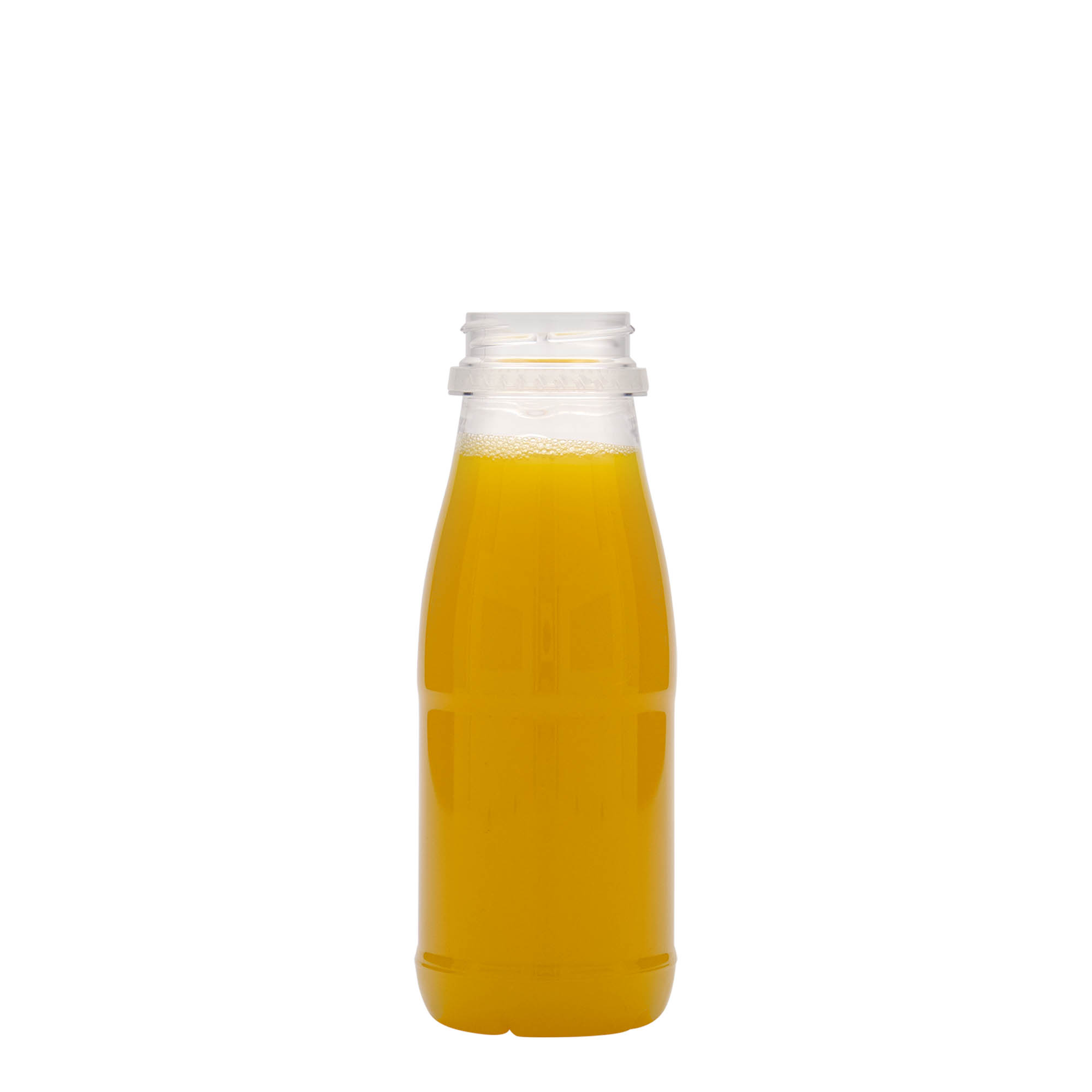 Bottiglia PET 250 ml 'Milk and Juice', plastica, bocca: 38 mm