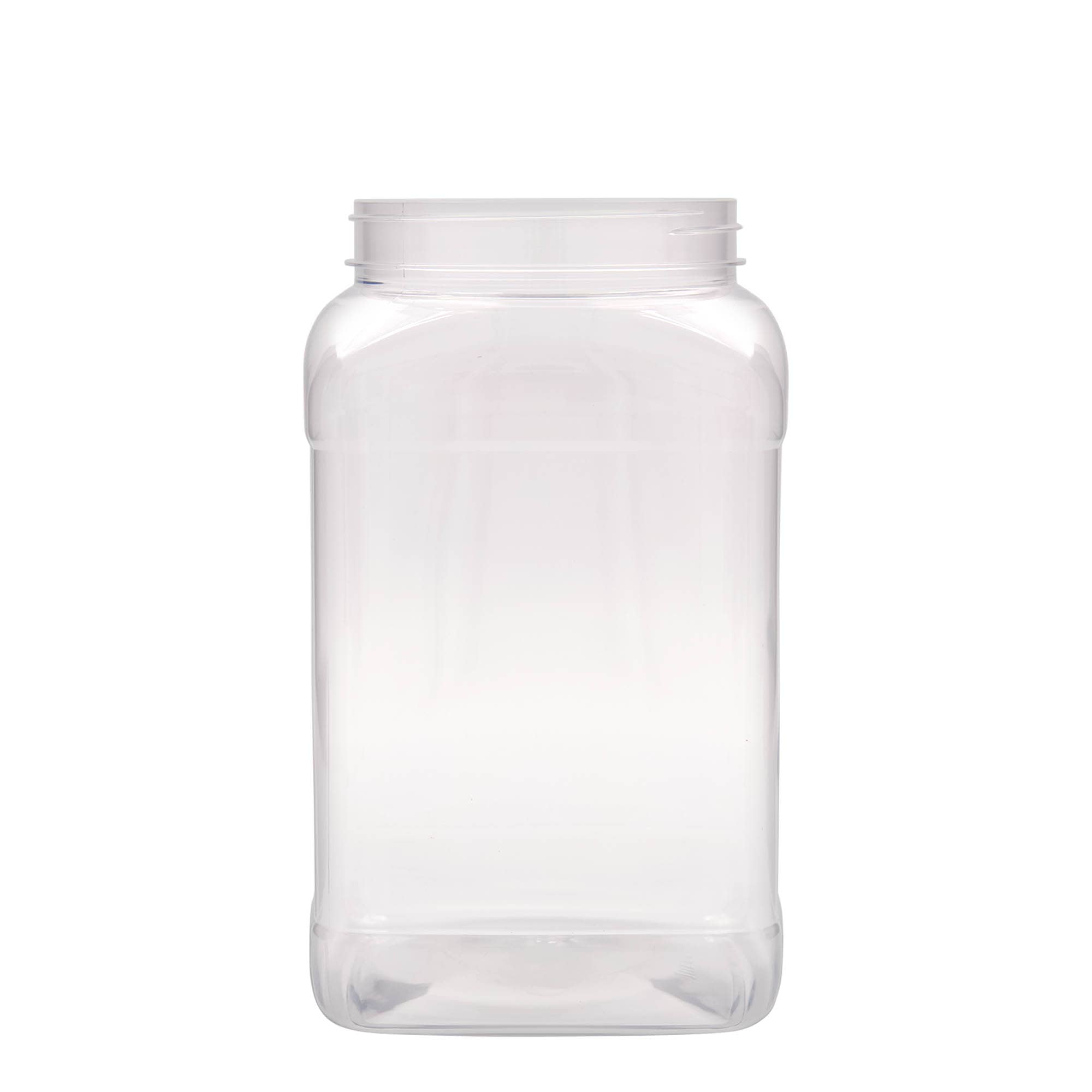 3.000 ml barattolo PET 'Dana', quadrato, plastica, bocca: 110/400