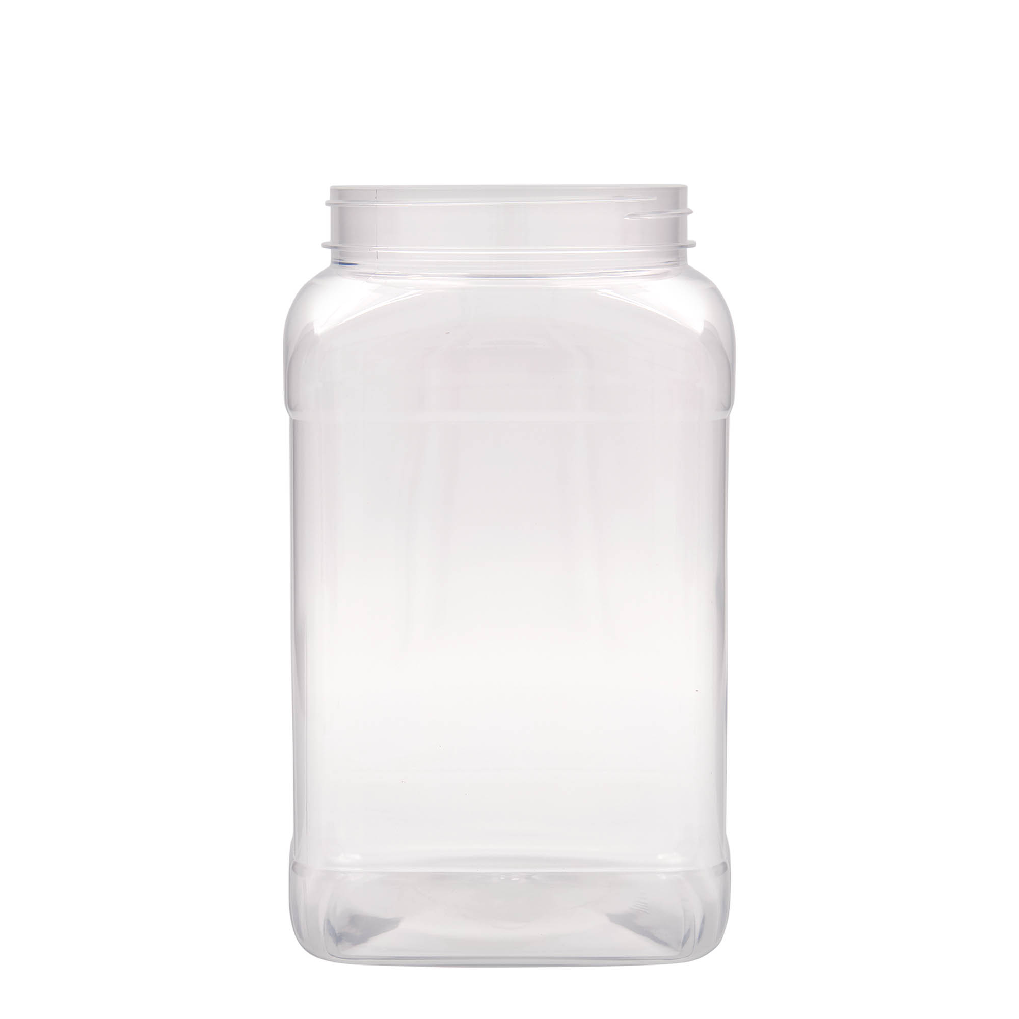 3.000 ml barattolo PET 'Dana', quadrato, plastica, bocca: 110/400