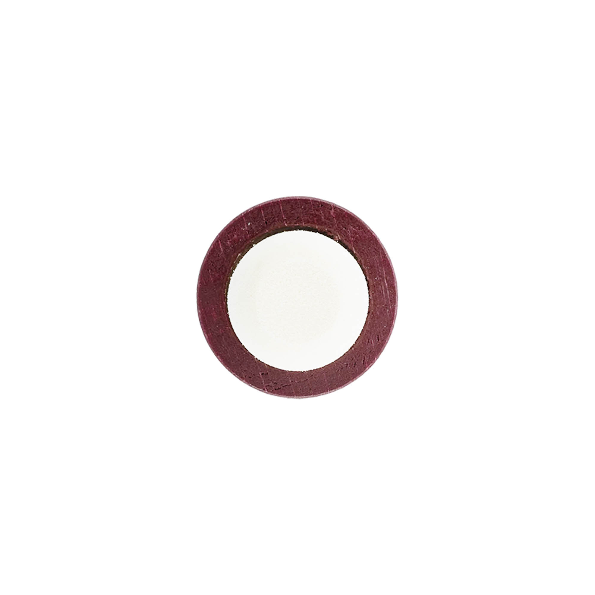 Tappo a manico 19 mm, legno/plastica, bordeaux, per bocca: sughero