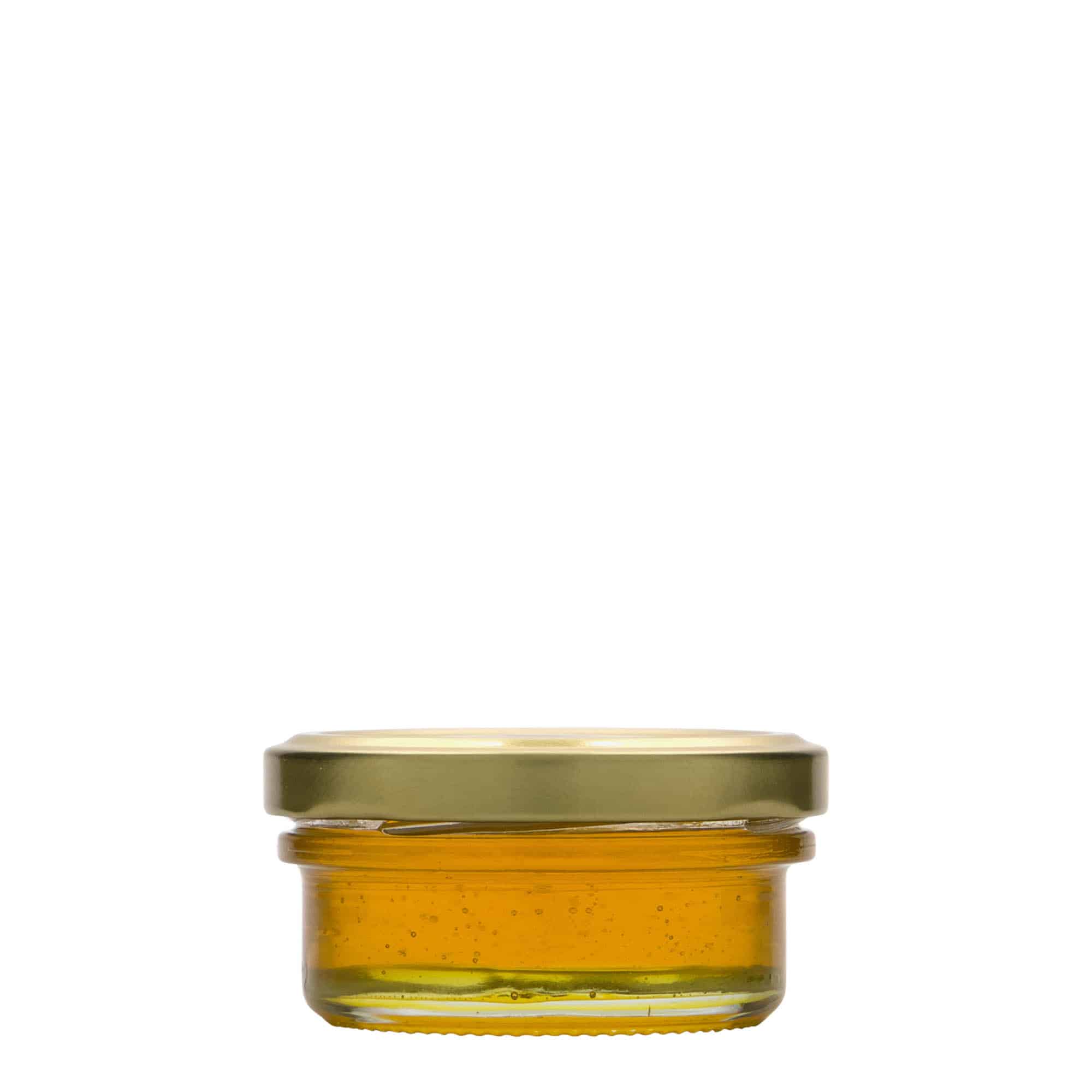 65 ml barattolo a caduta piatto, apertura: Twist-Off (TO 66)