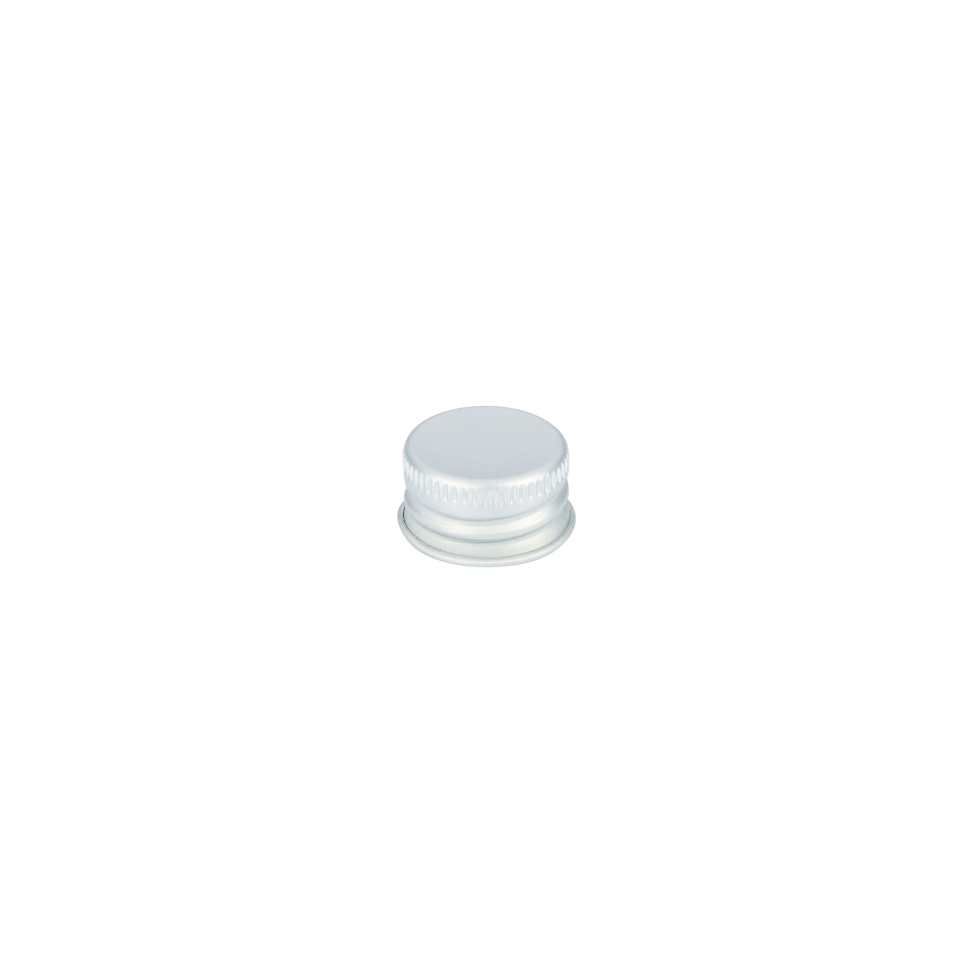 Tappo a vite, metallo, argento, per bocca: 20/410 Tappo a vite, metallo, argento, per bocca: 20/410