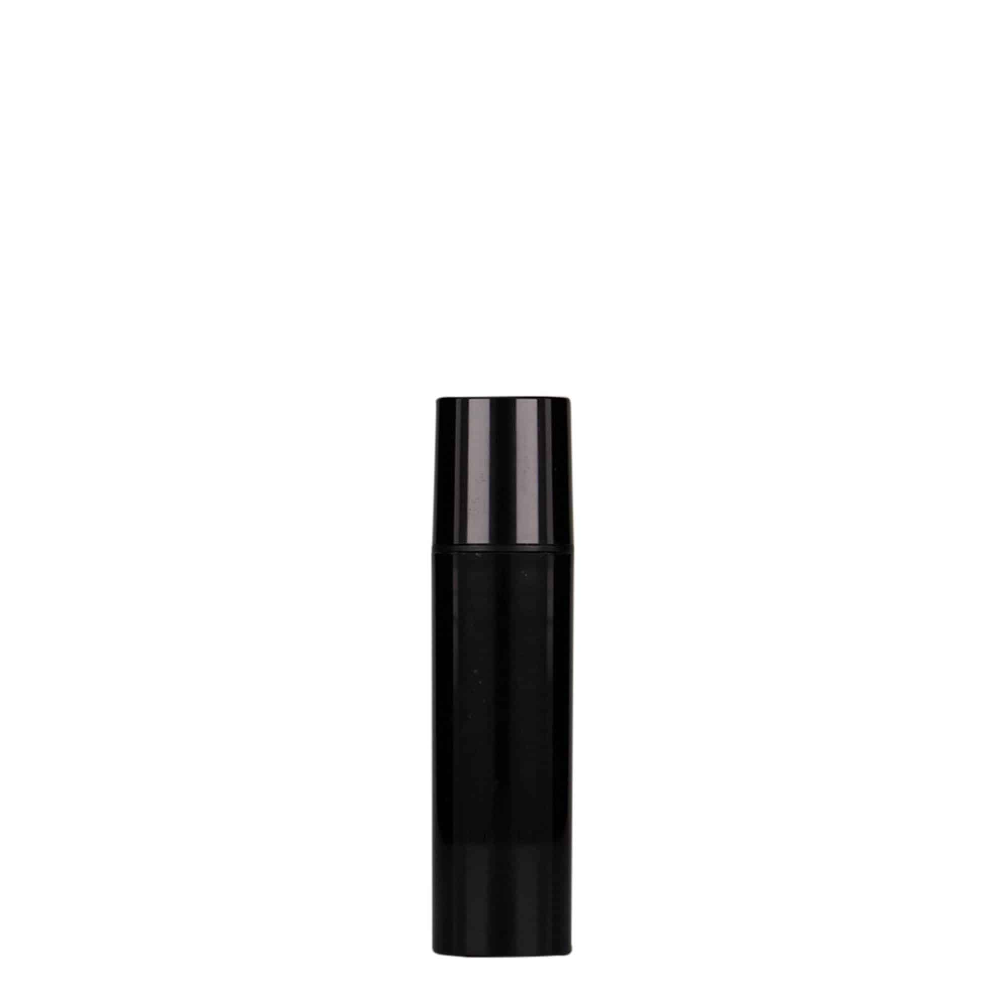 Dispenser Airless 10 ml 'Nano', plastica PP, nero