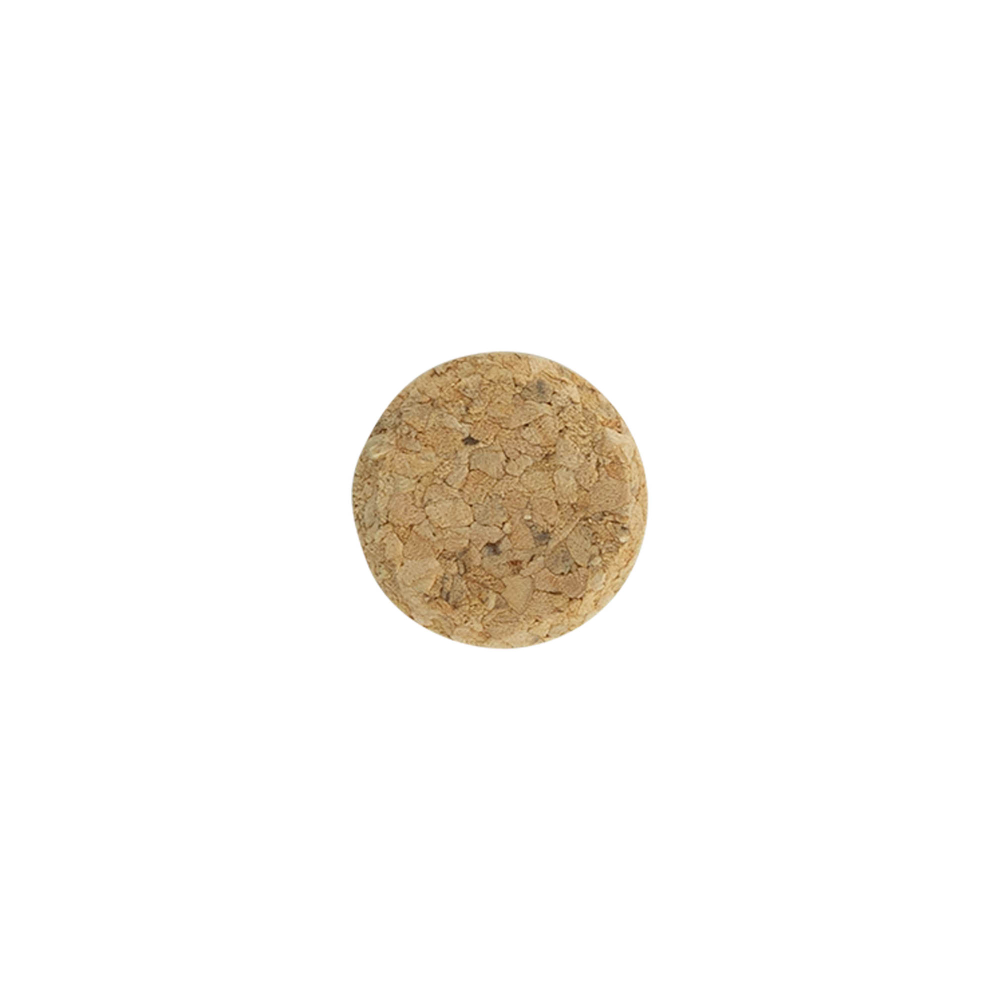 Tappi di sughero per vino 22,5 mm, sughero pressato, beige, per bocca: sughero