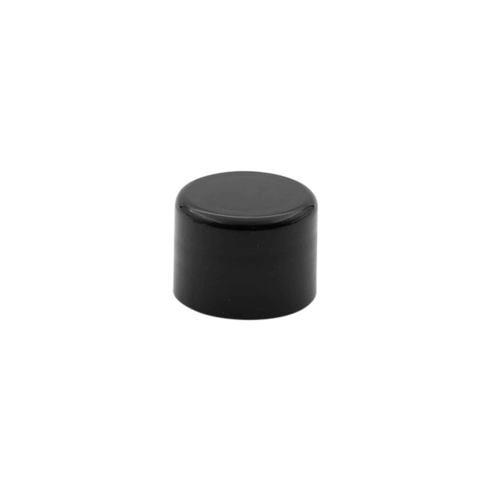 Tappo a vite, plastica PP, nero, per imboccatura: 20/410 Tappo a vite, plastica PP, nero, per imboccatura: 20/410
