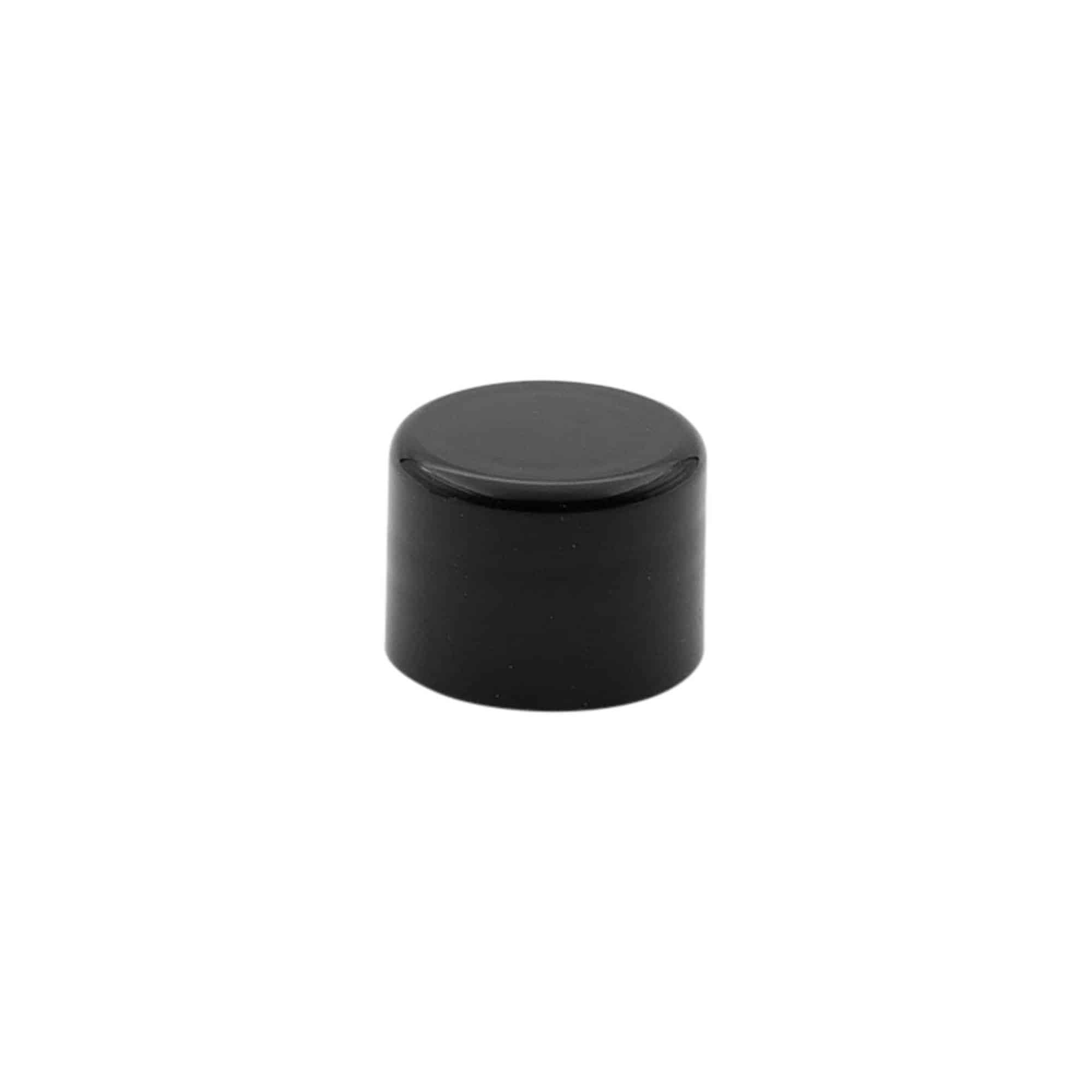 Tappo a vite, plastica PP, nero, per bocca: 20/410