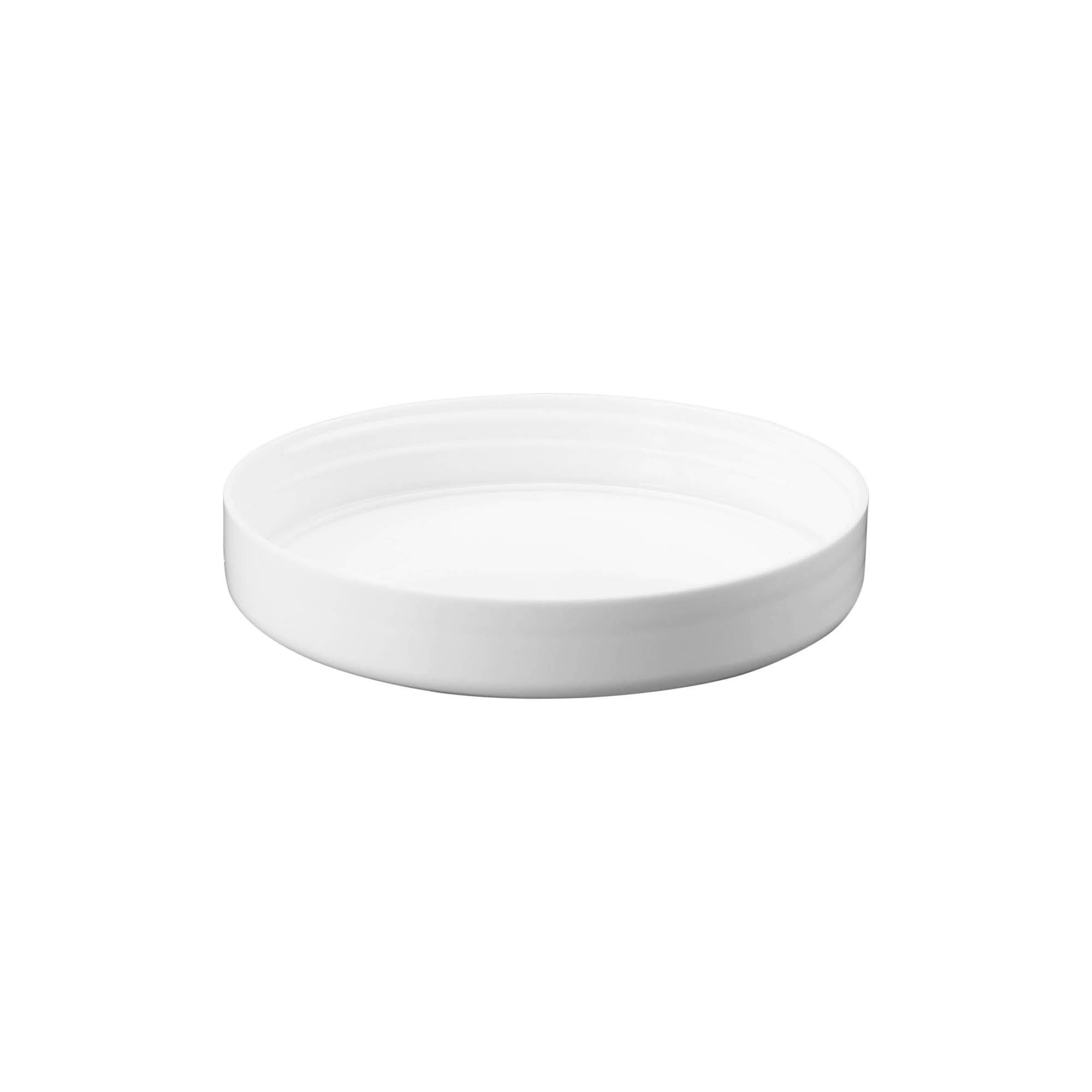 Tappo a vite, plastica PP, bianco, per bocca: 100/400