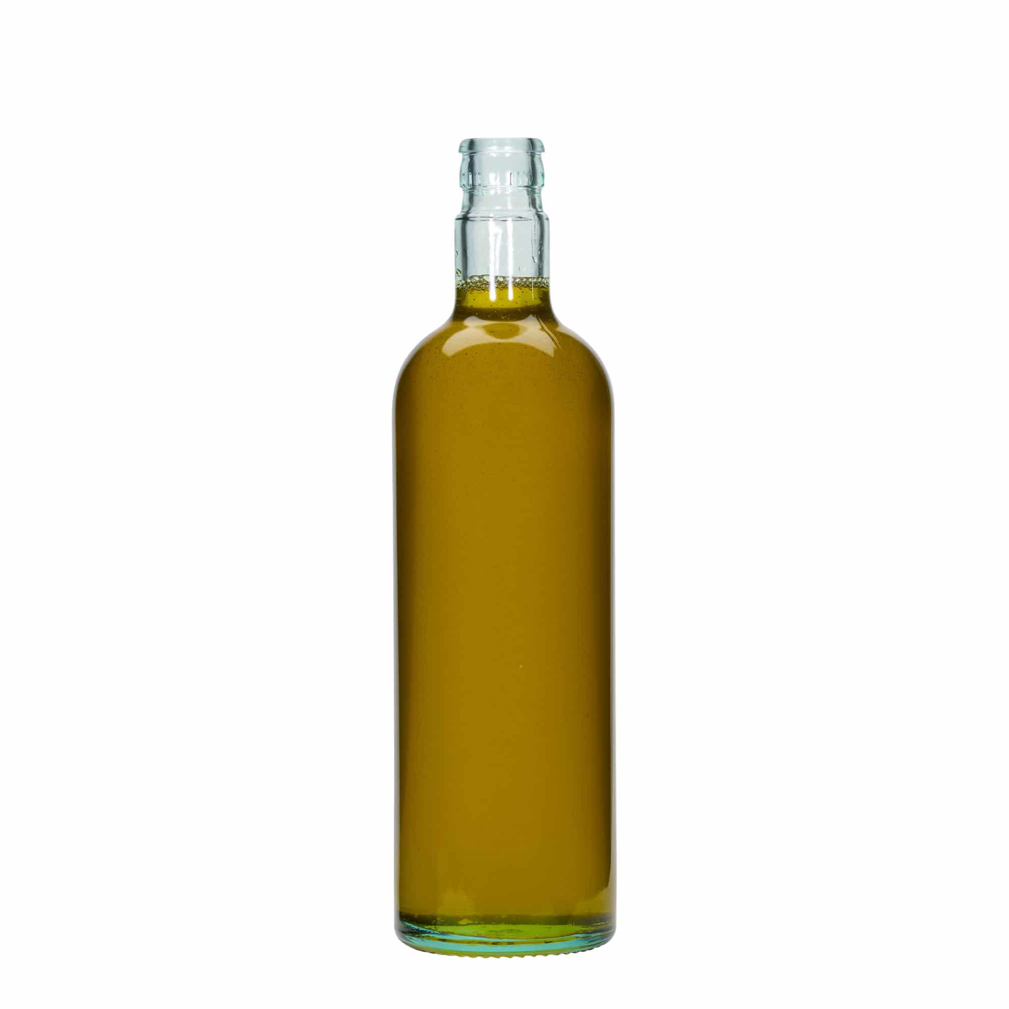 750 ml Bottiglia olio/aceto 'Willy New', vetro, verde chiaro, imboccatura: DOP