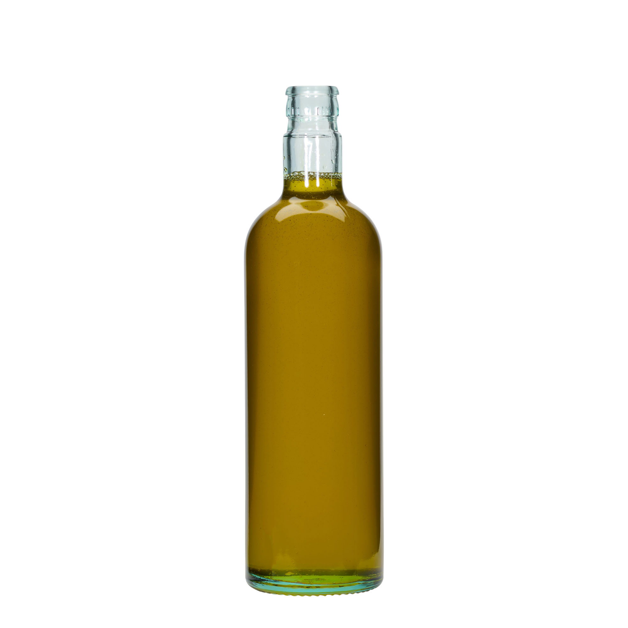 Bottiglia da 750 ml per aceto/olio 'Willy New', vetro, verde chiaro, bocca: DOP Bottiglia da 750 ml per aceto/olio 'Willy New', vetro, verde chiaro, bocca: DOP