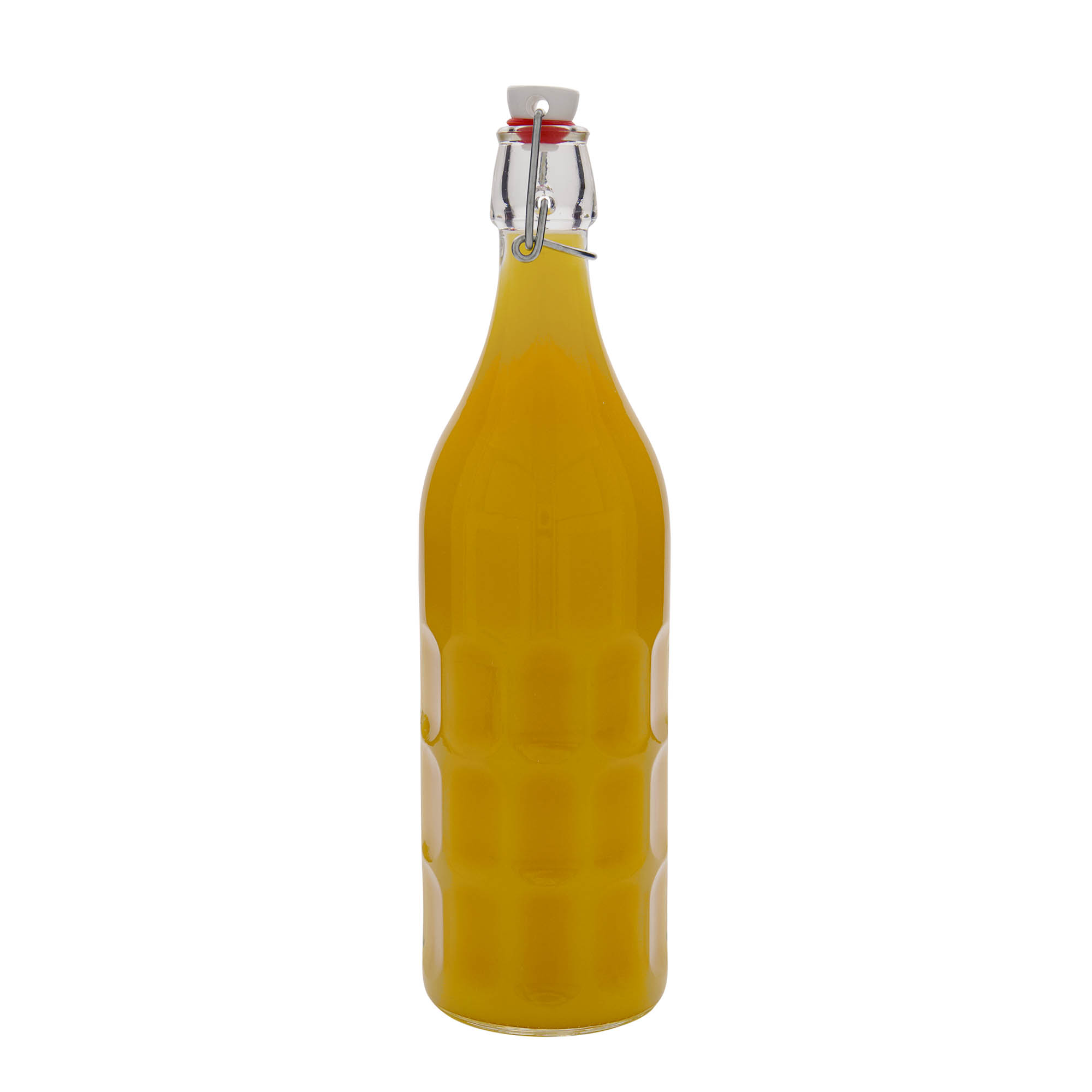 Bottiglia in vetro da 1.000 ml Moresca, apertura: chiusura a leva Bottiglia in vetro da 1.000 ml Moresca, apertura: chiusura a leva