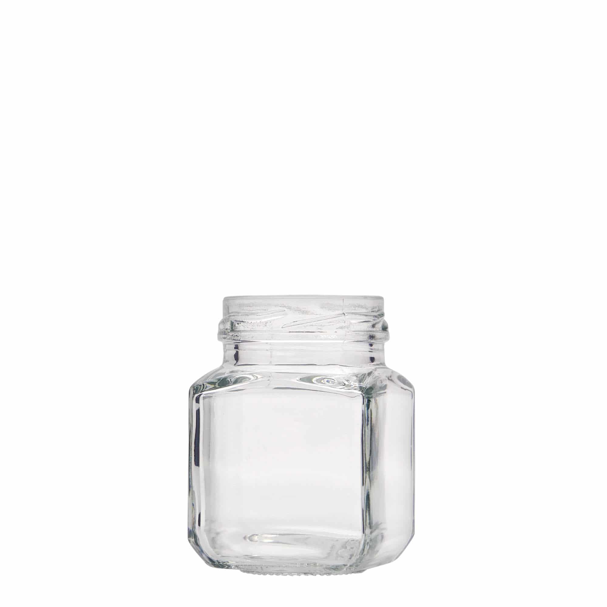 106 ml Vasetto quadrato, vetro, imboccatura: Twist-Off (TO 48) 106 ml Vasetto quadrato, vetro, imboccatura: Twist-Off (TO 48)