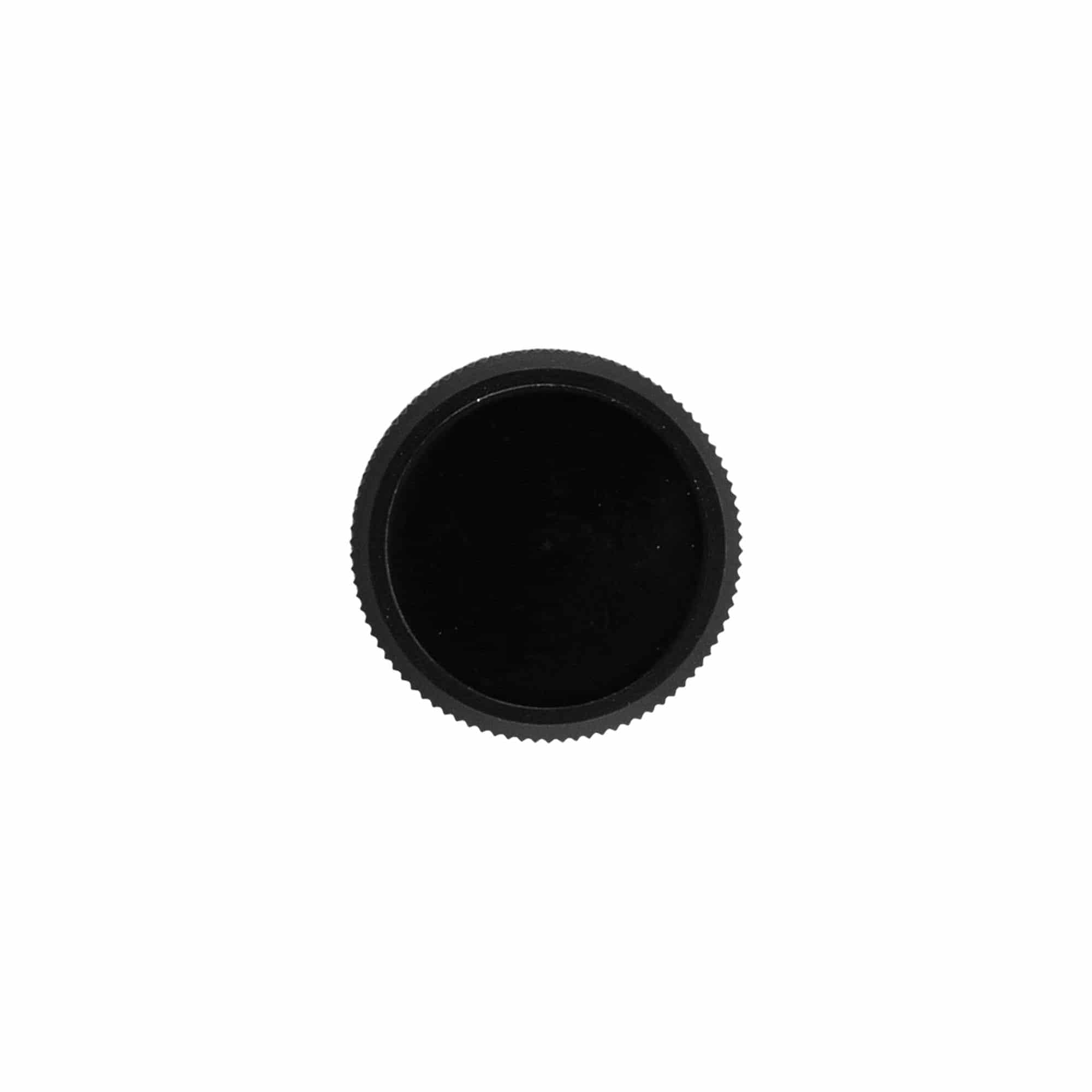 Chiusura di originalità DOP con beccuccio, plastica PE, nero