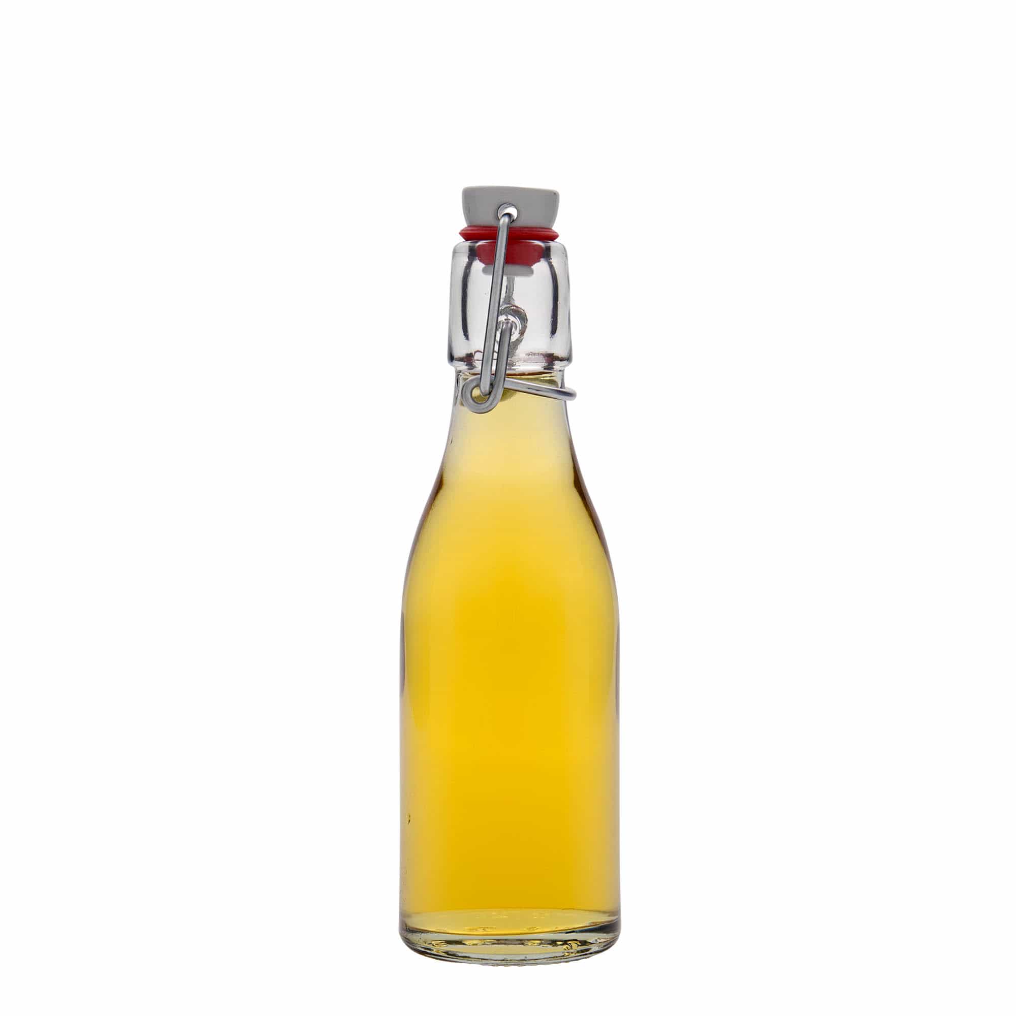 Bottiglia di vetro da 200 ml 'Paul', bocca: chiusura a leva