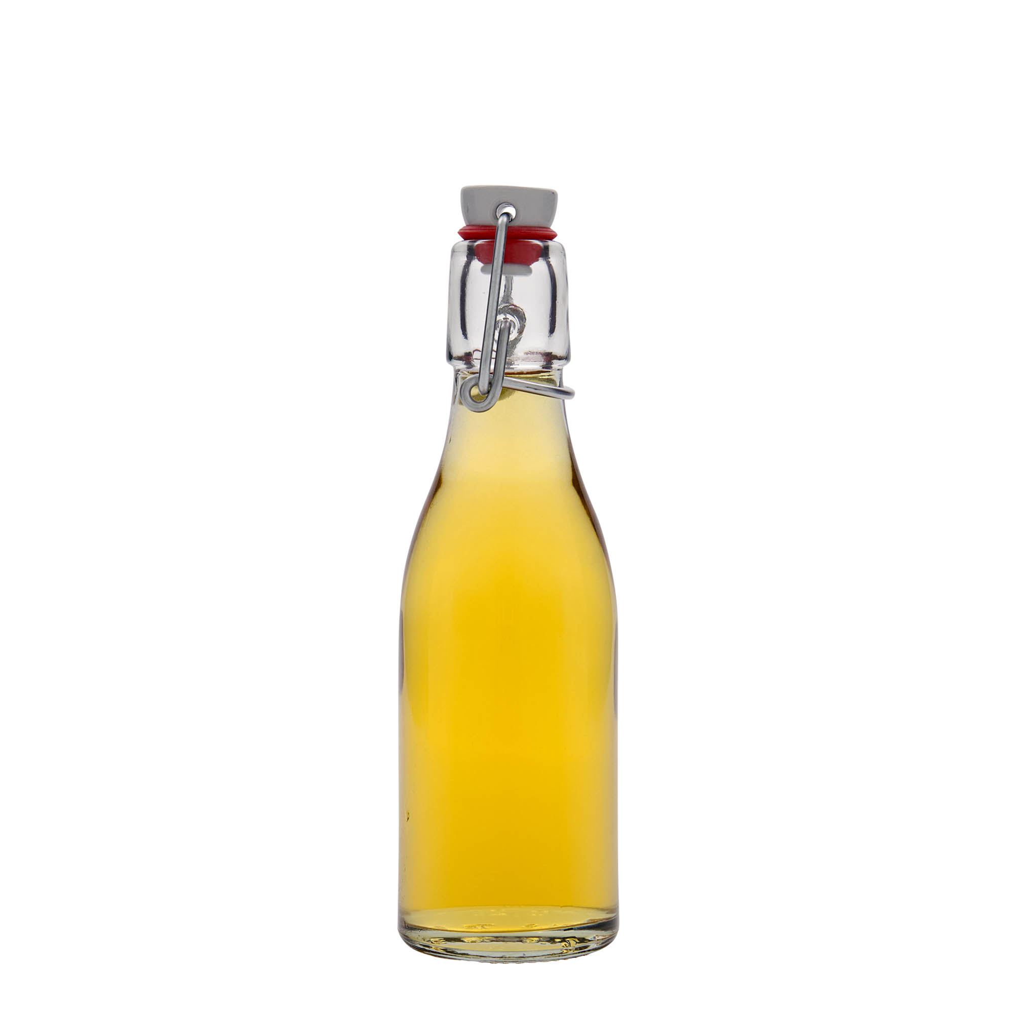 Bottiglia di vetro da 200 ml 'Paul', bocca: chiusura a leva