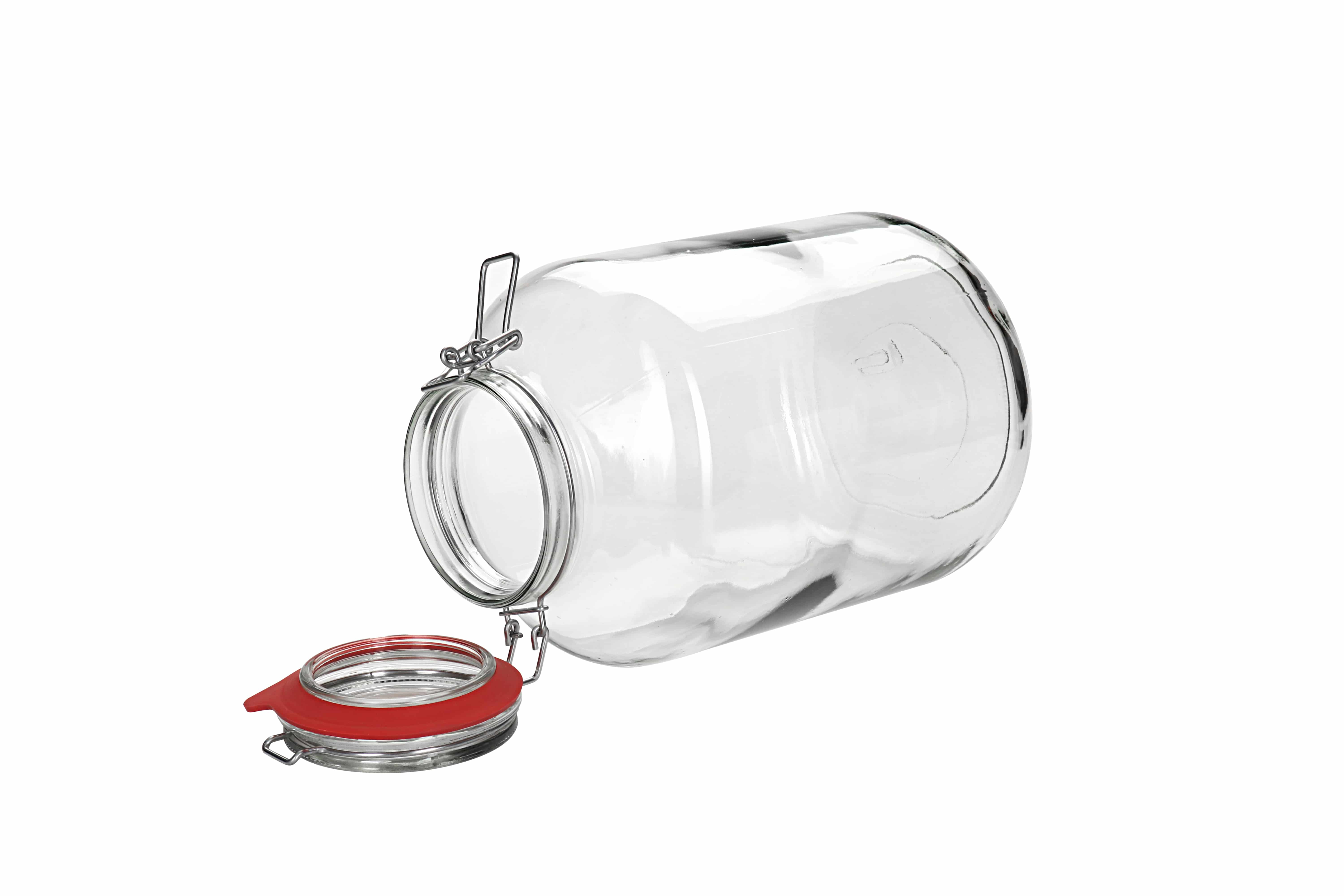 4.880 ml barattolo a chiusura con gancio metallico, bocca: chiusura a gancio metallico