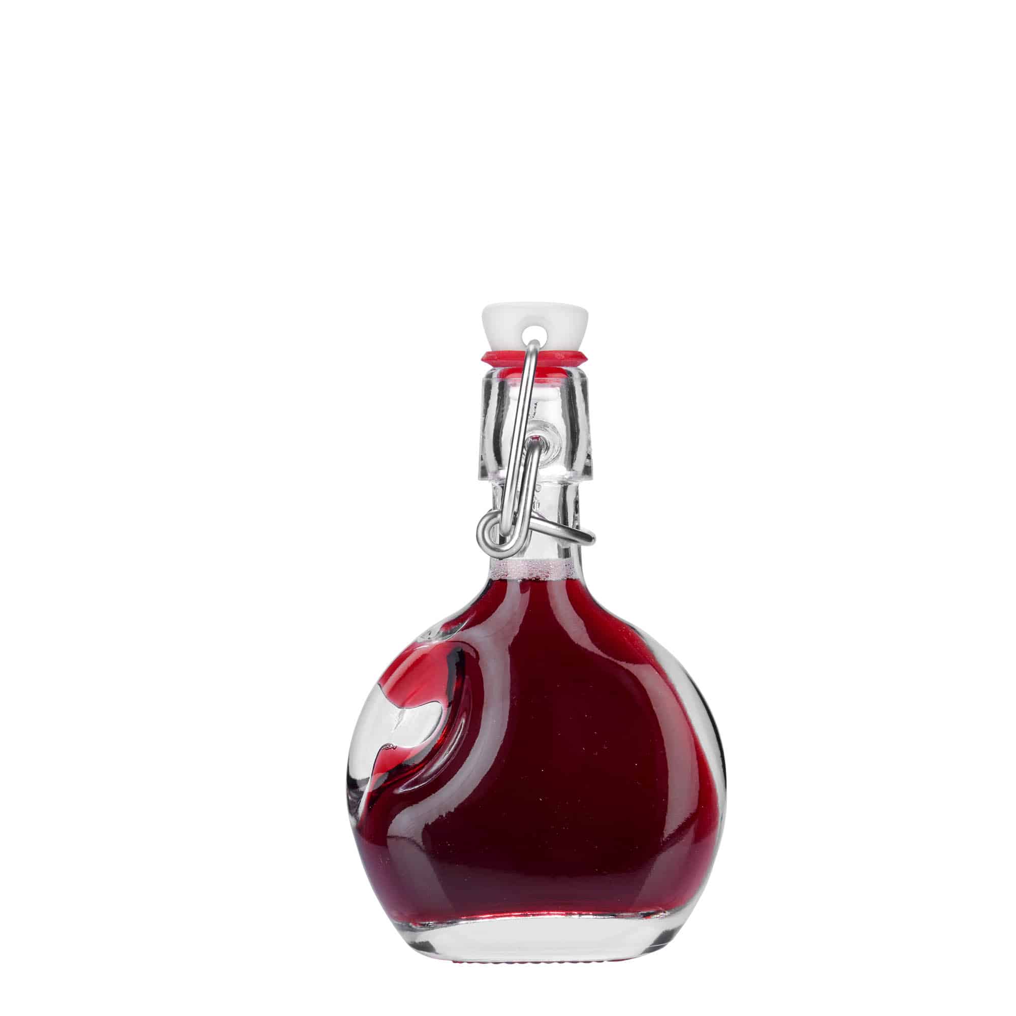 40 ml Bottiglia di vetro 'Lukas', ovale, imboccatura: tappo meccanico