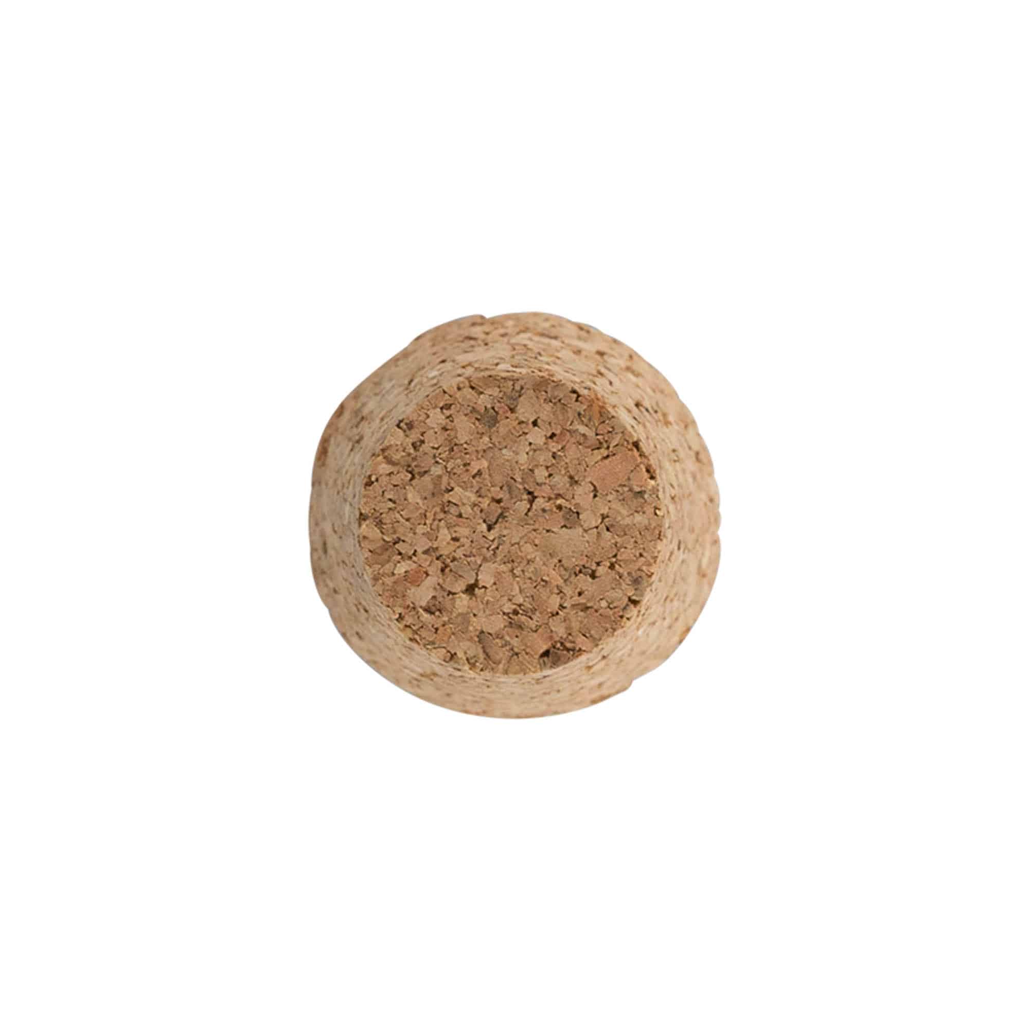 Tappi di sughero 25-35 x 27, sughero pressato, beige, per imboccatura: fascetta