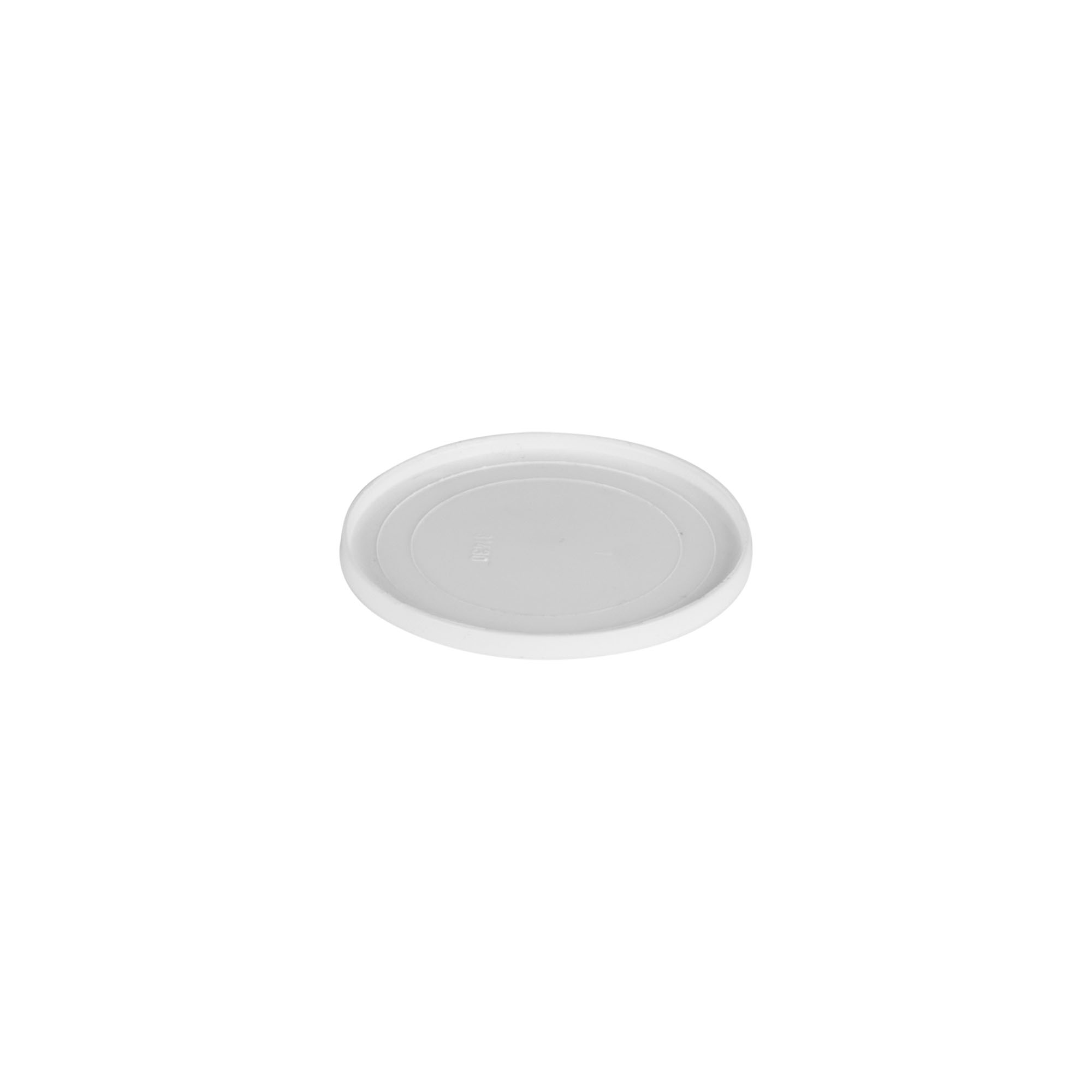 Disco di copertura per 15 ml 'Bianca', plastica PP, bianco