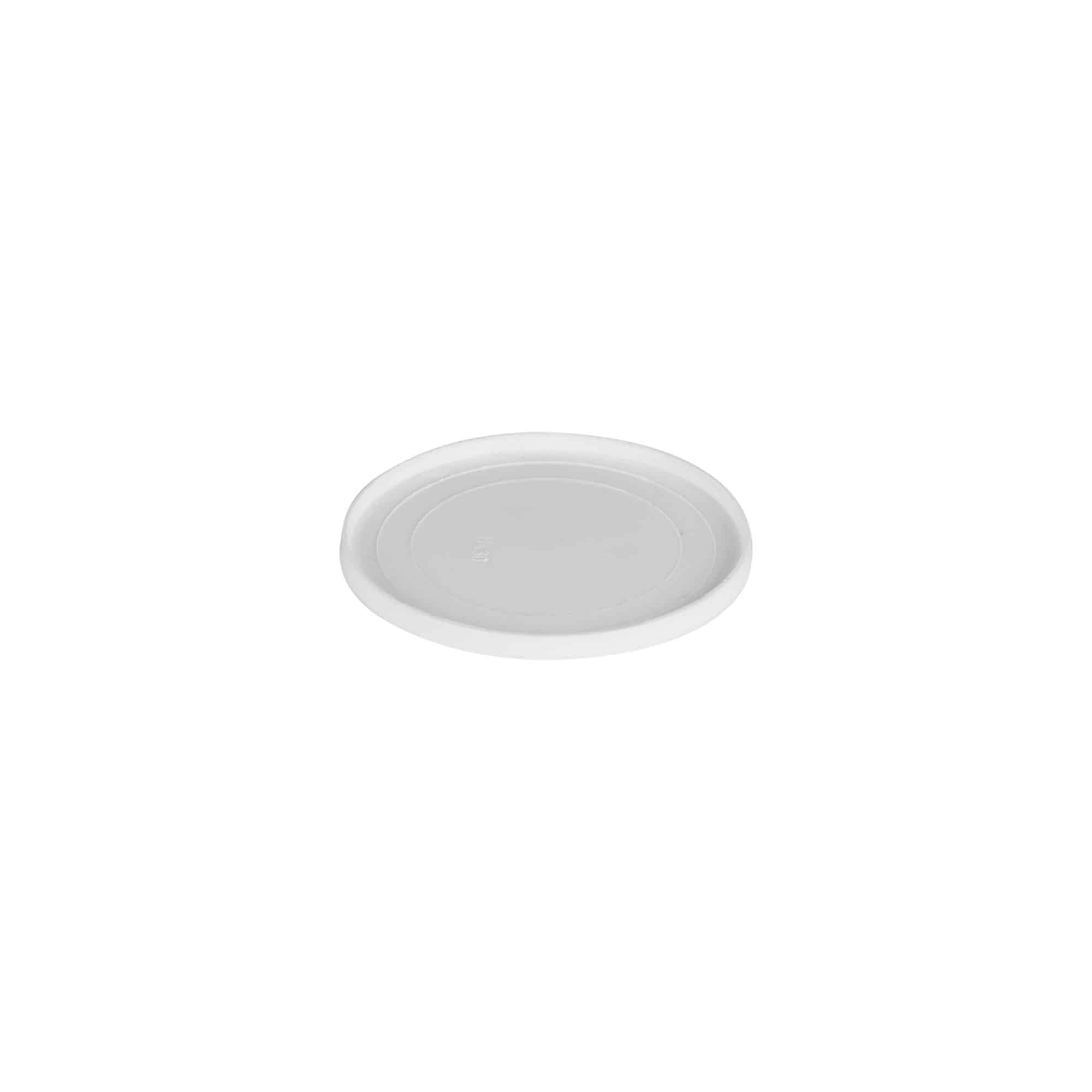 Disco di copertura per 15 ml 'Bianca', plastica PP, bianco