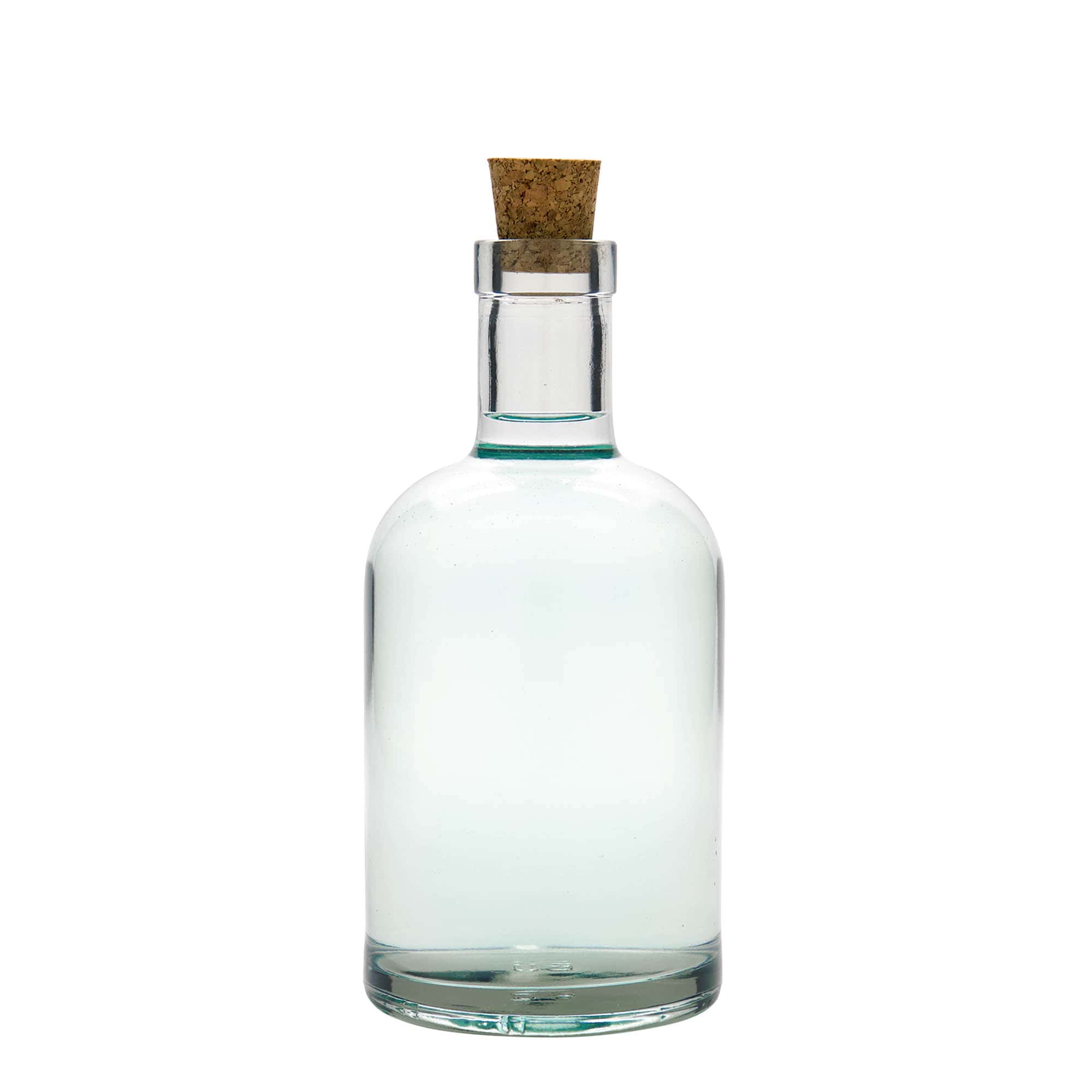500 ml Bottiglia di vetro 'Claus', ovale, imboccatura: fascetta