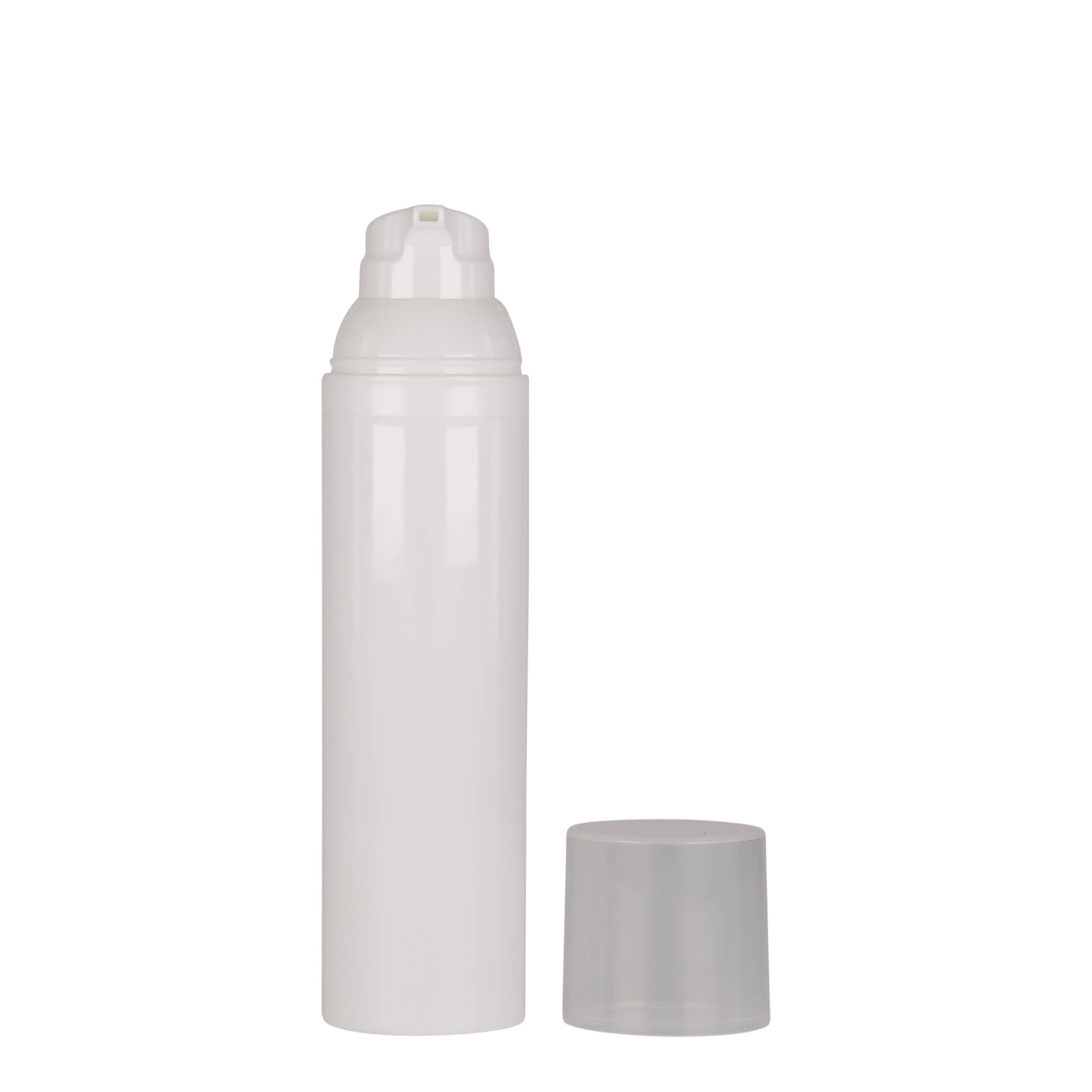 75 ml Flacone Airless 'Mezzo', plastica PP, bianco