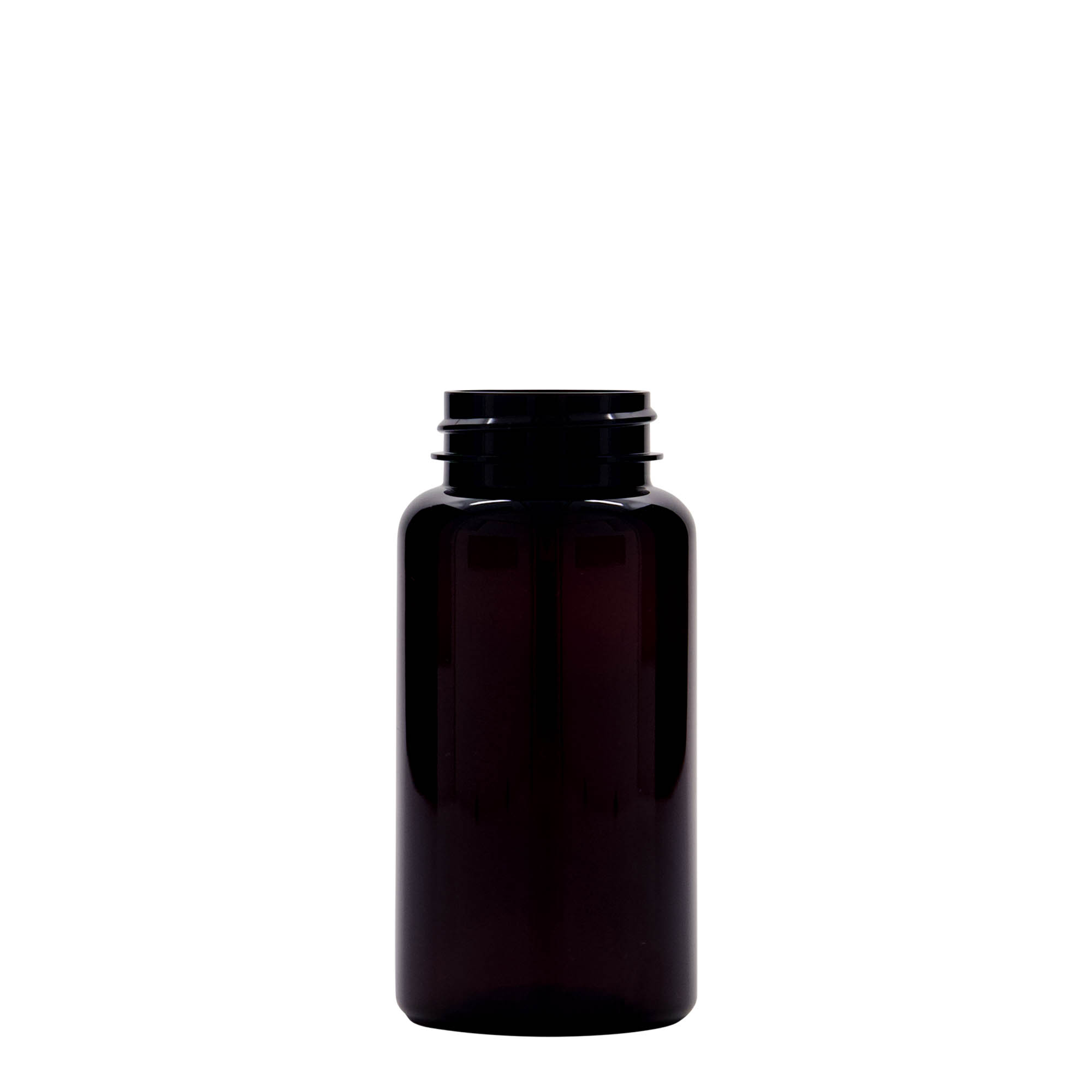 150 ml contenitore PET, plastica, marrone, bocca: 38/400 150 ml contenitore PET, plastica, marrone, bocca: 38/400