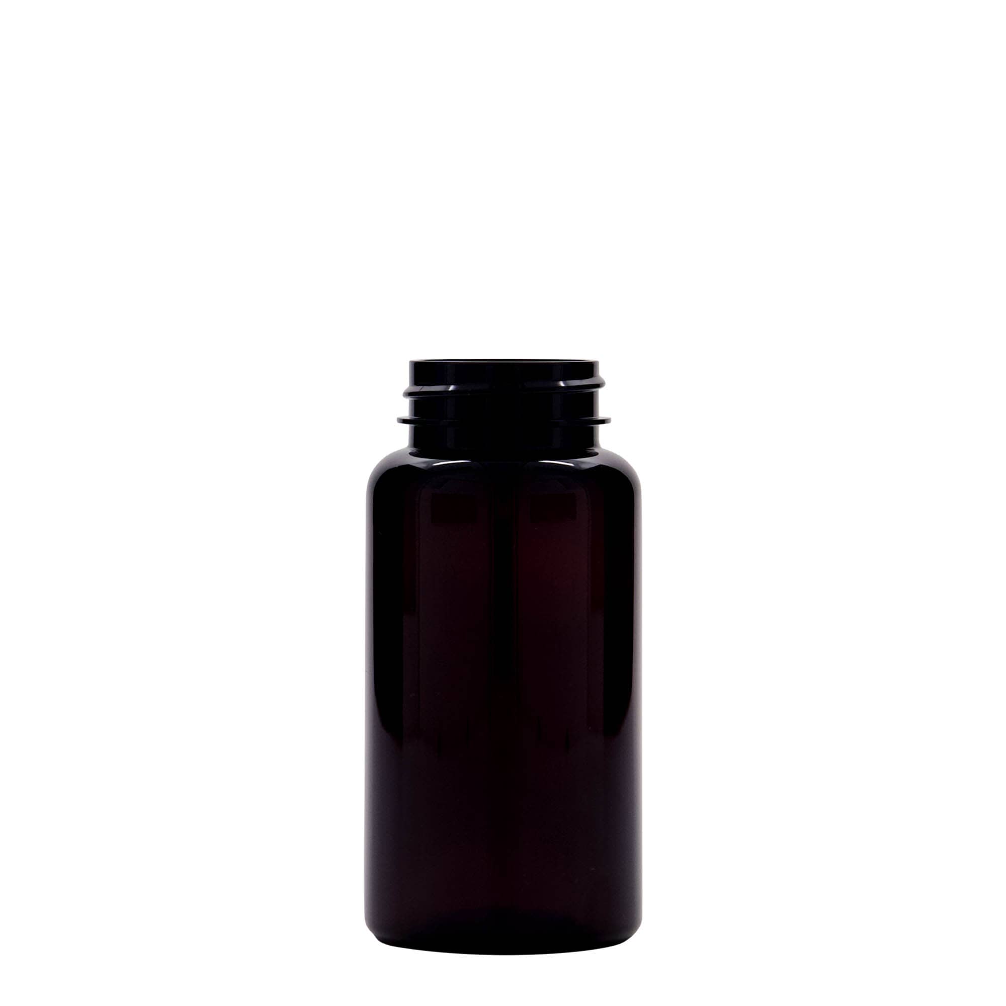 150 ml contenitore PET, plastica, marrone, bocca: 38/400