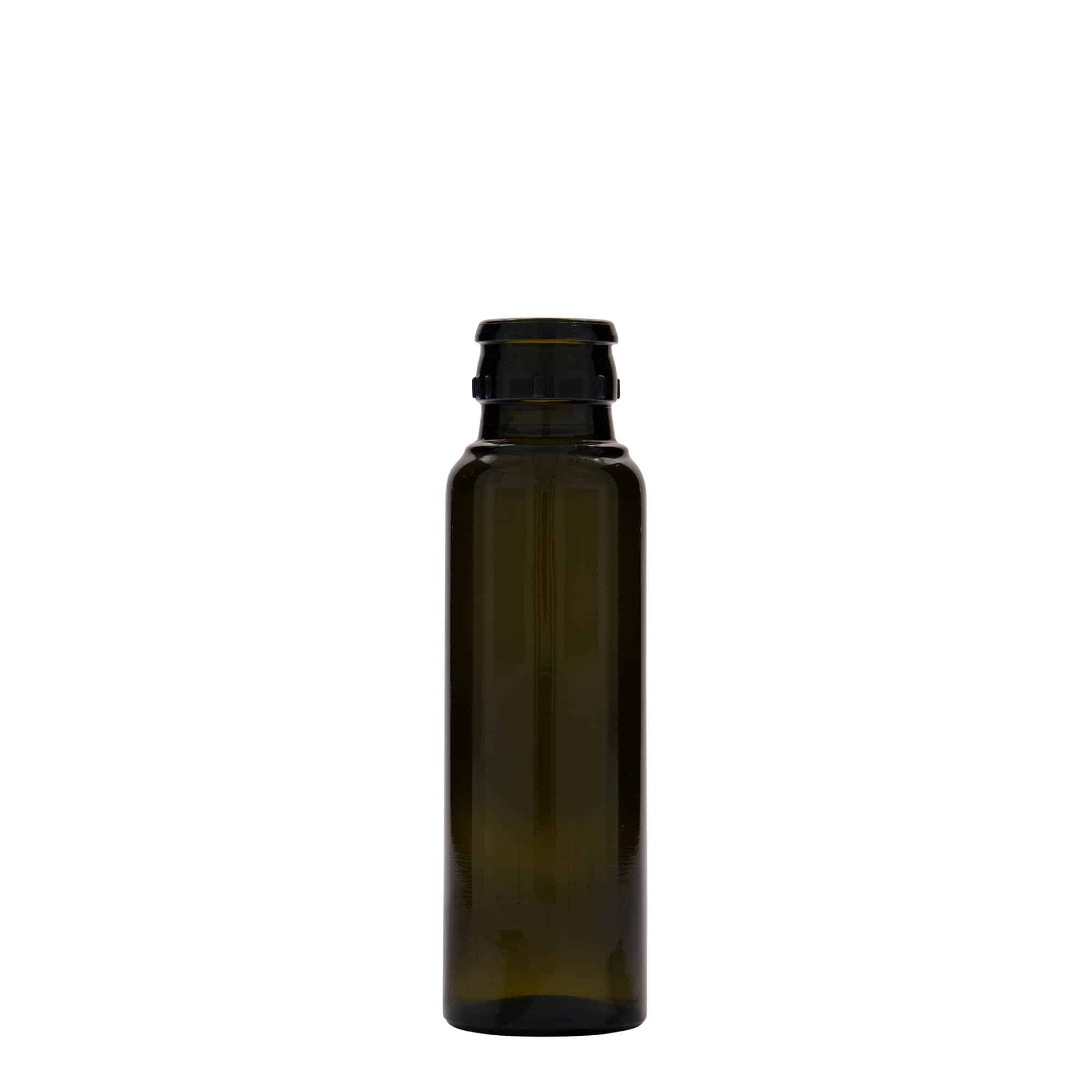 100 ml Bottiglia olio/aceto 'Willy New', vetro, verde antico, imboccatura: DOP