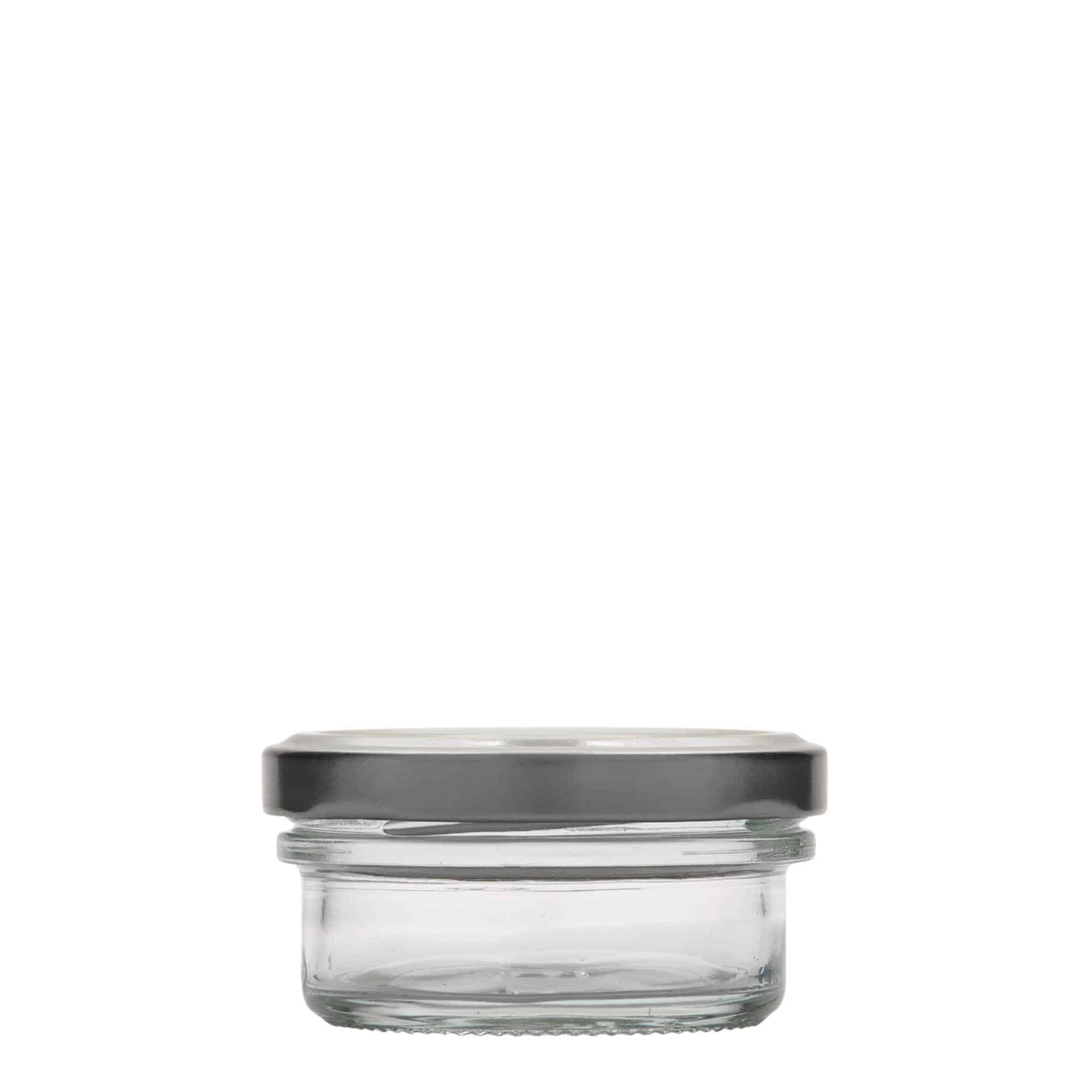 65 ml barattolo a caduta piatto, apertura: Twist-Off (TO 66)