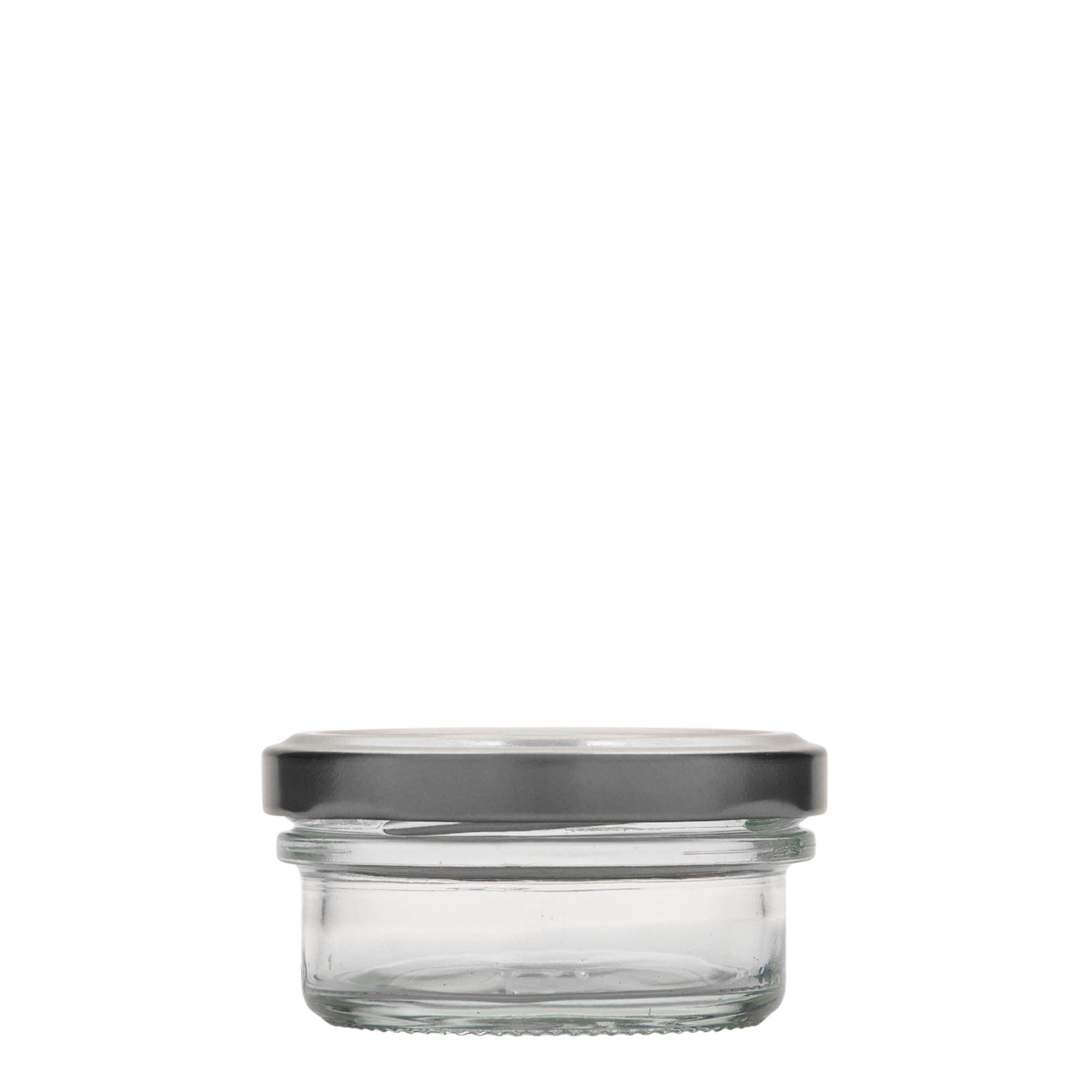 65 ml barattolo a caduta piatto, apertura: Twist-Off (TO 66) 65 ml barattolo a caduta piatto, apertura: Twist-Off (TO 66)