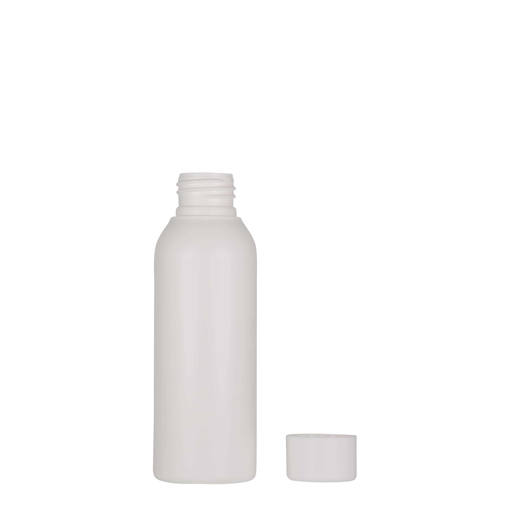 100 ml Flacone in plastica 'Tuffy', HDPE, bianco, imboccatura: 24/410