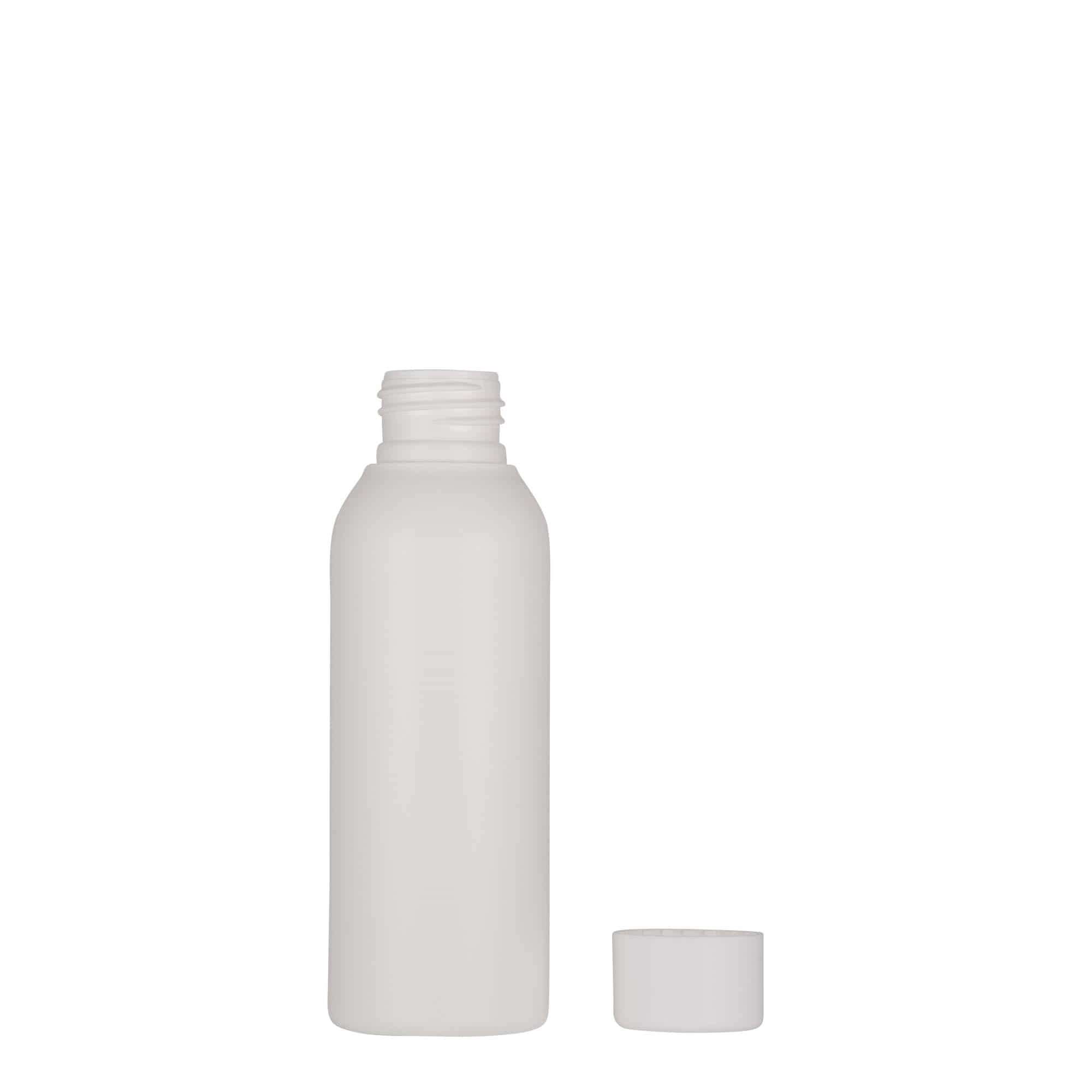 Bottiglia in plastica da 100 ml 'Tuffy', HDPE, bianca, bocca: 24/410