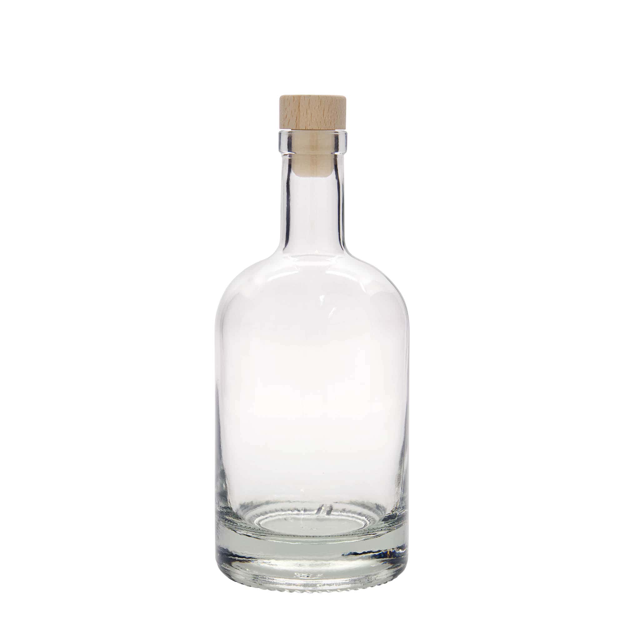 Bottiglia di vetro da 500 ml 'First Class', bocca: sughero