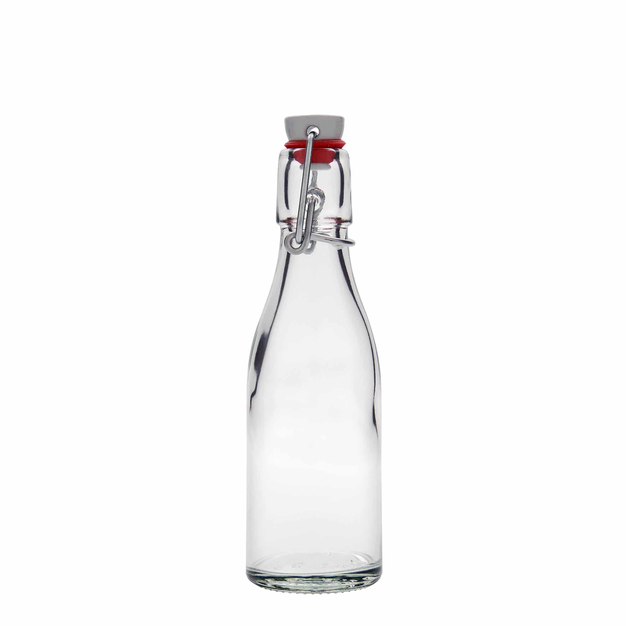 Bottiglia di vetro da 200 ml 'Paul', bocca: chiusura a leva