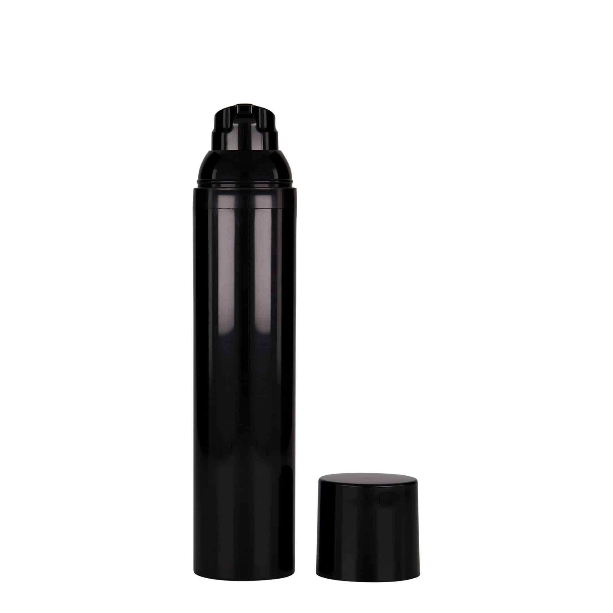 Dispenser Airless 100 ml 'Mezzo', plastica PP, nero