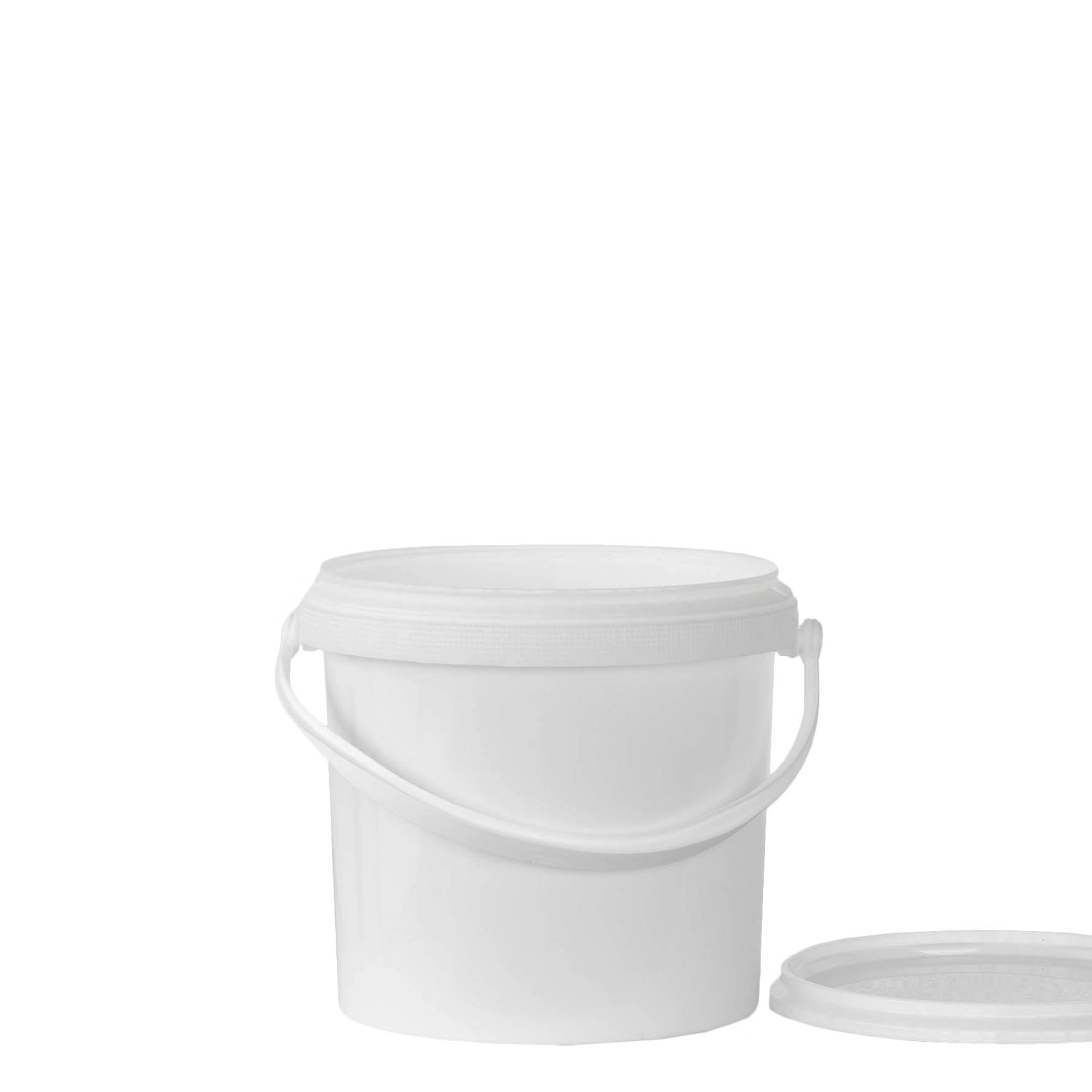 Secchio da 2,5 l, plastica PP, bianco Secchio da 2,5 l, plastica PP, bianco