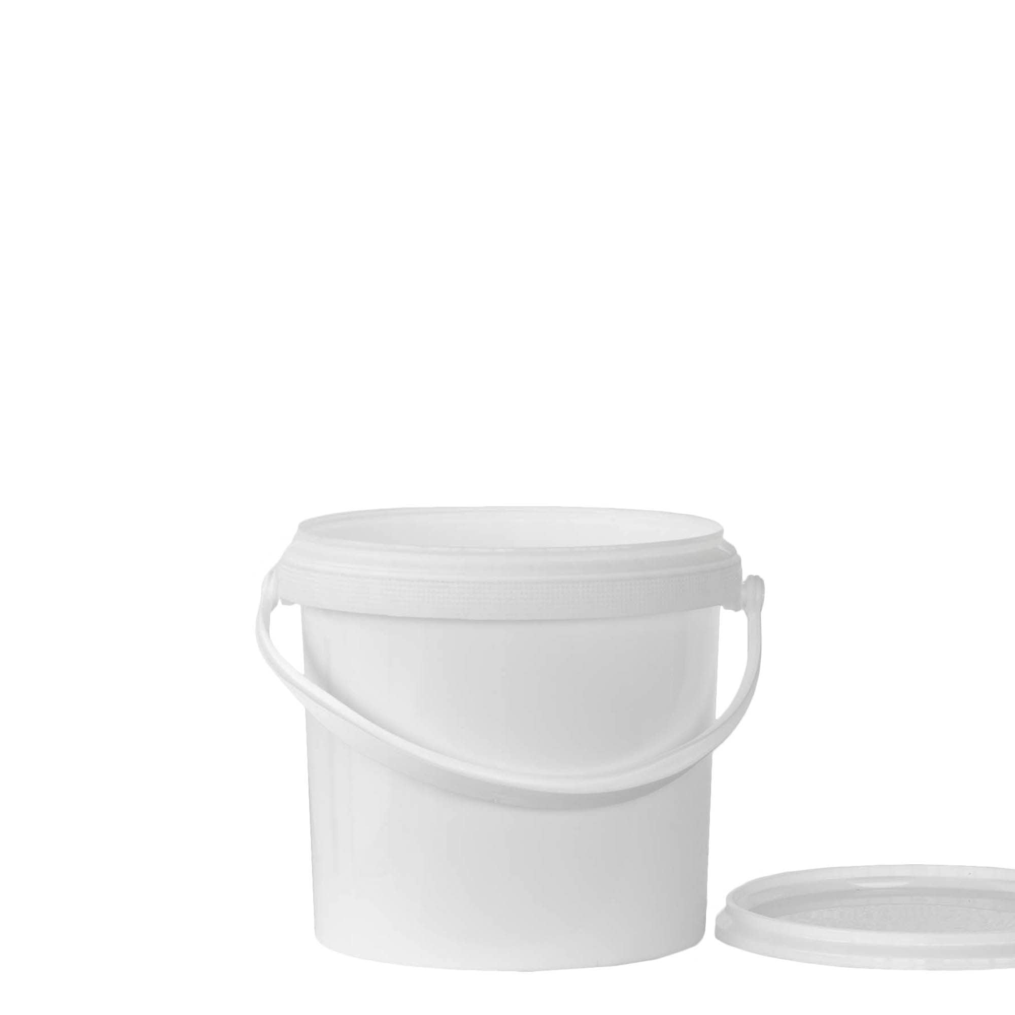 Secchio da 2,5 l, plastica PP, bianco