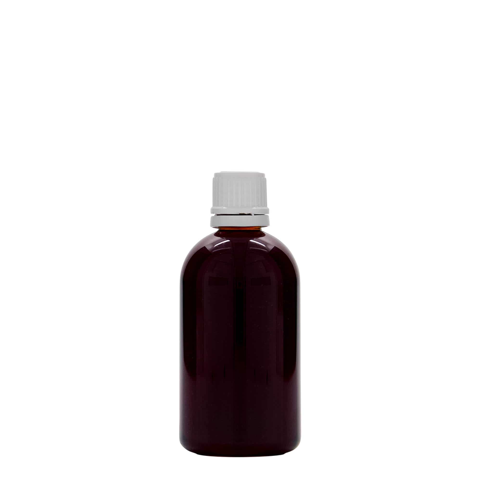 100 ml Flacone farmaceutico PET 'Easy Living', plastica, imboccatura: DIN 18